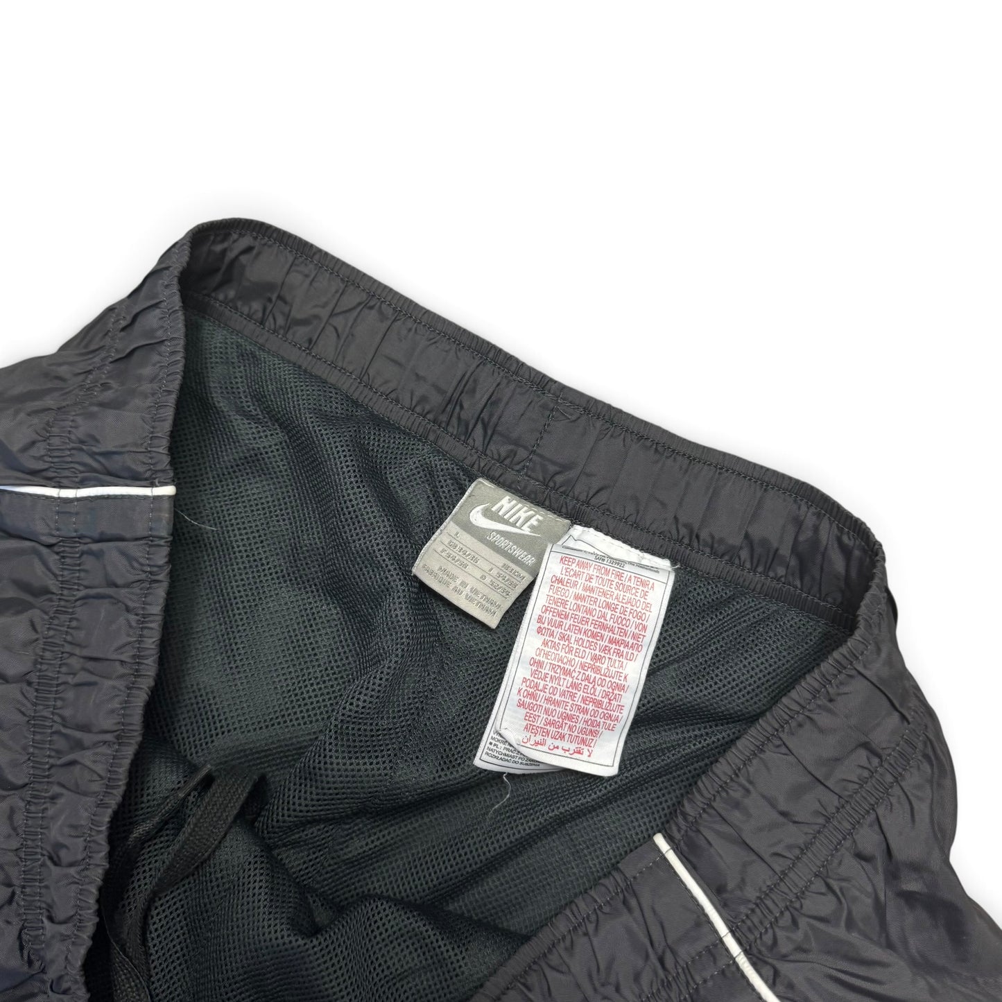 SUPER RARE 2000s Baggy Nike Trackpants Grey *PREMIUM* - (L)