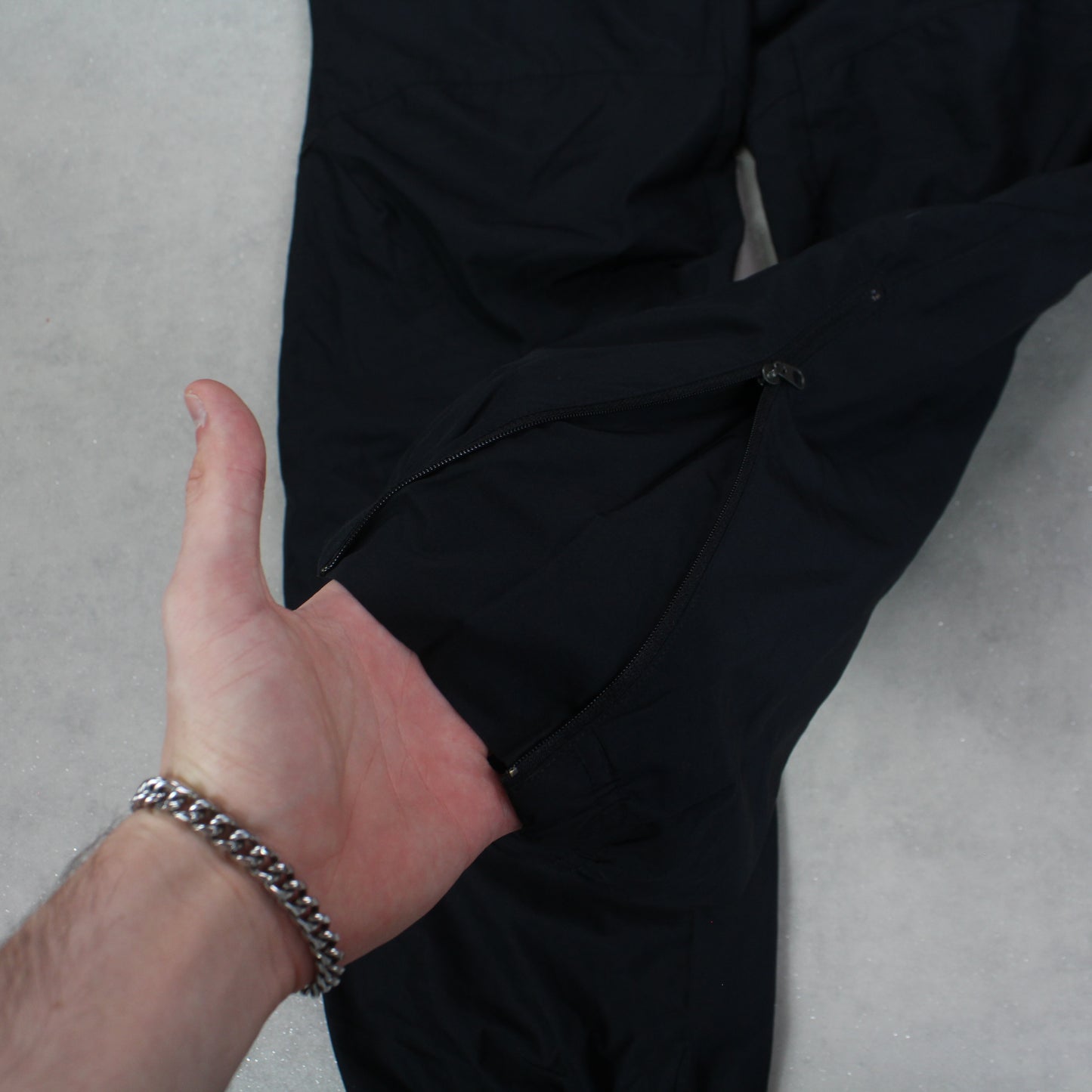 RARE 2000s Nike Air Trackpants Black - (S/M)