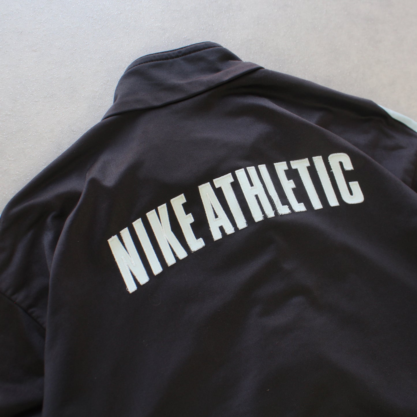 RARE 2000s Nike Athletic Track Jacket Black - (L)