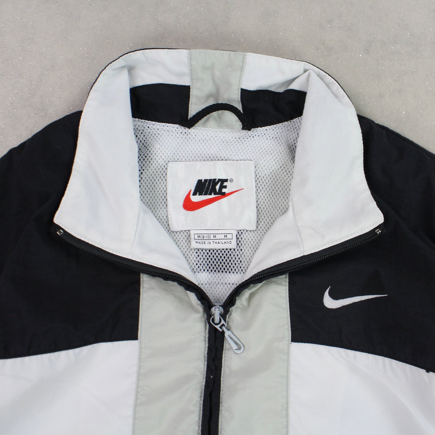 RARE 1990s Nike Track Jacket White - (XS/S)