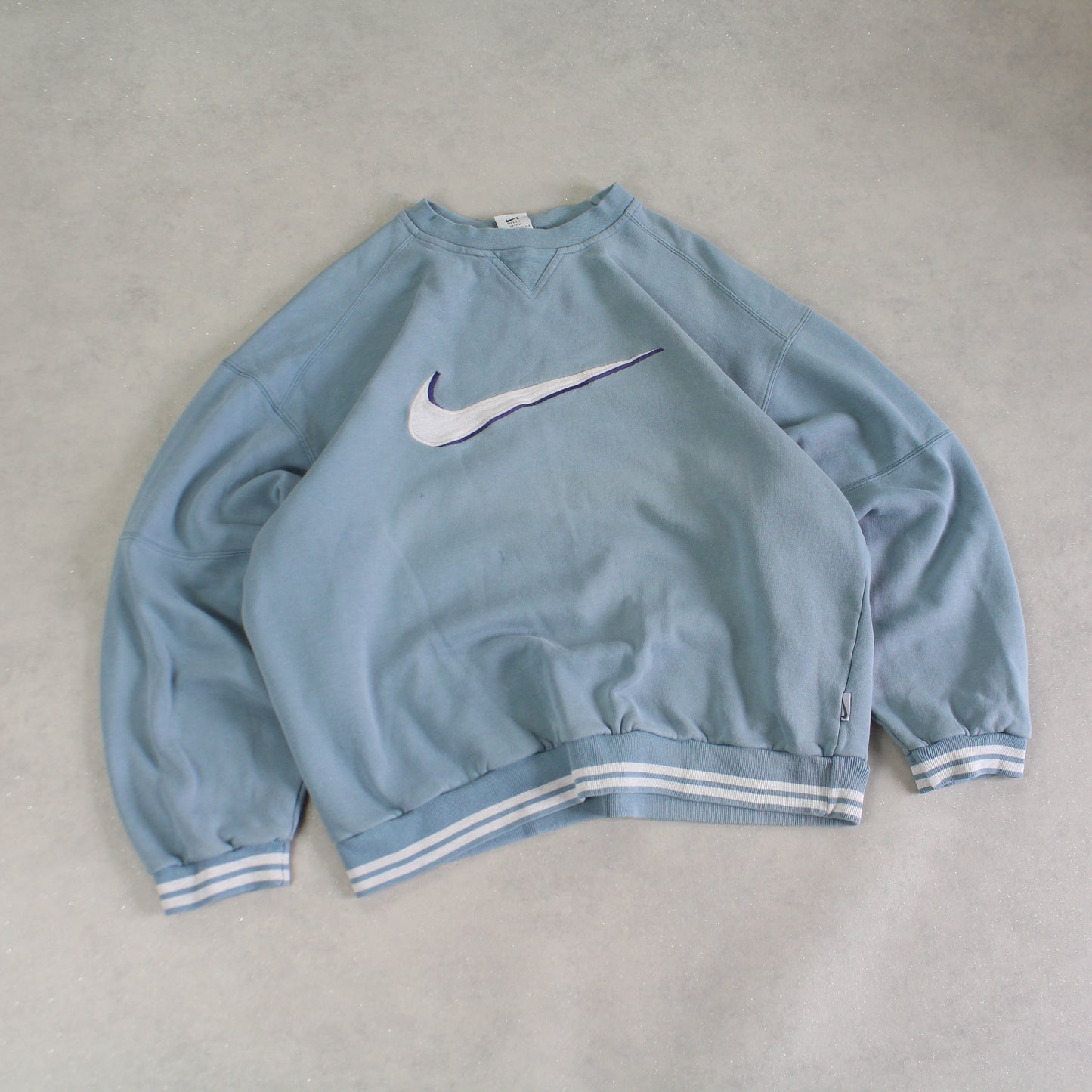 SUPER RARE 1990s Nike Sweatshirt Blue - (M)