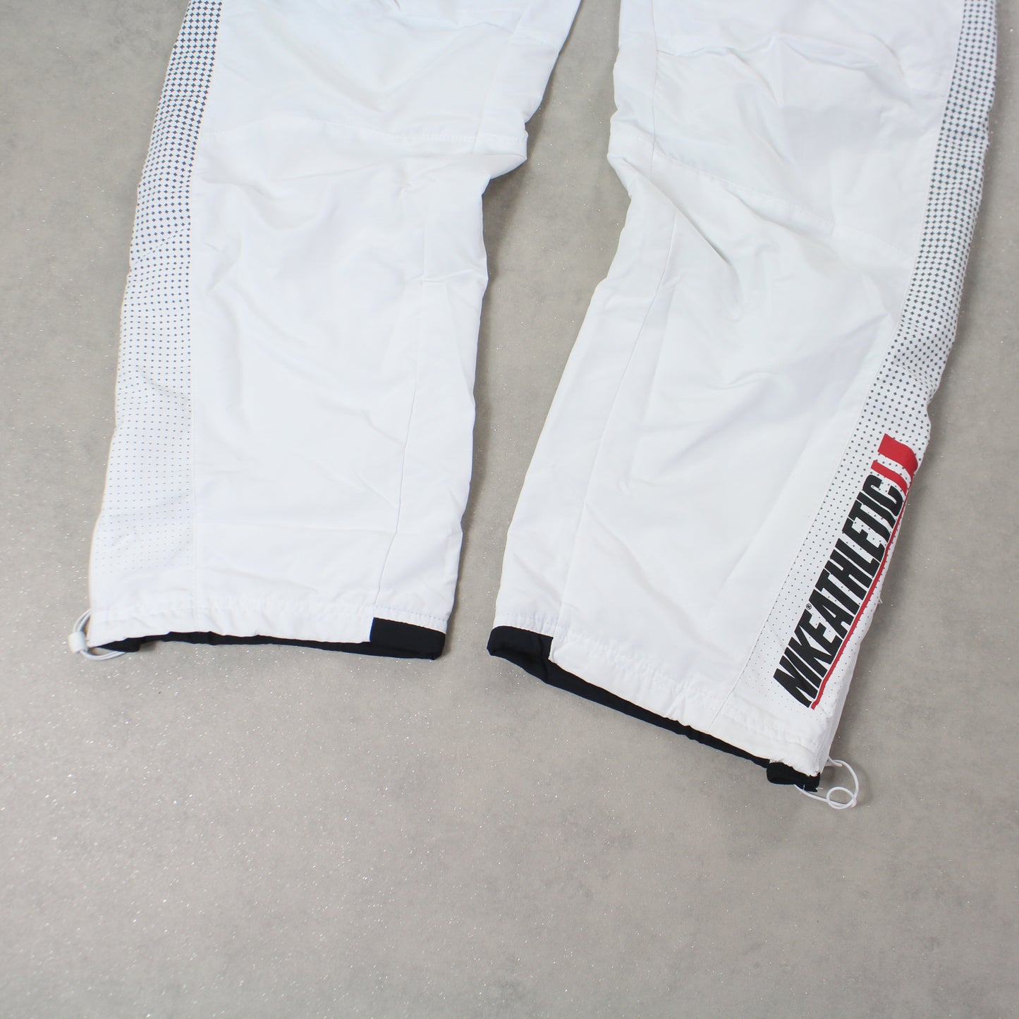 SUPER RARE 2000s Baggy Nike Trackpants White - (L)