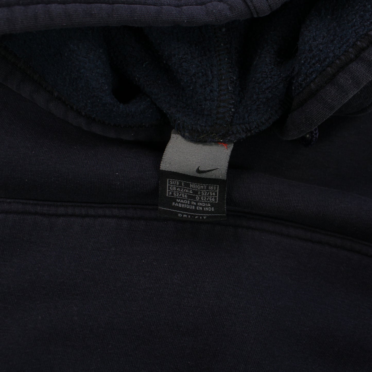 SUPER RARE 00s Nike Hoodie Navy - (S)