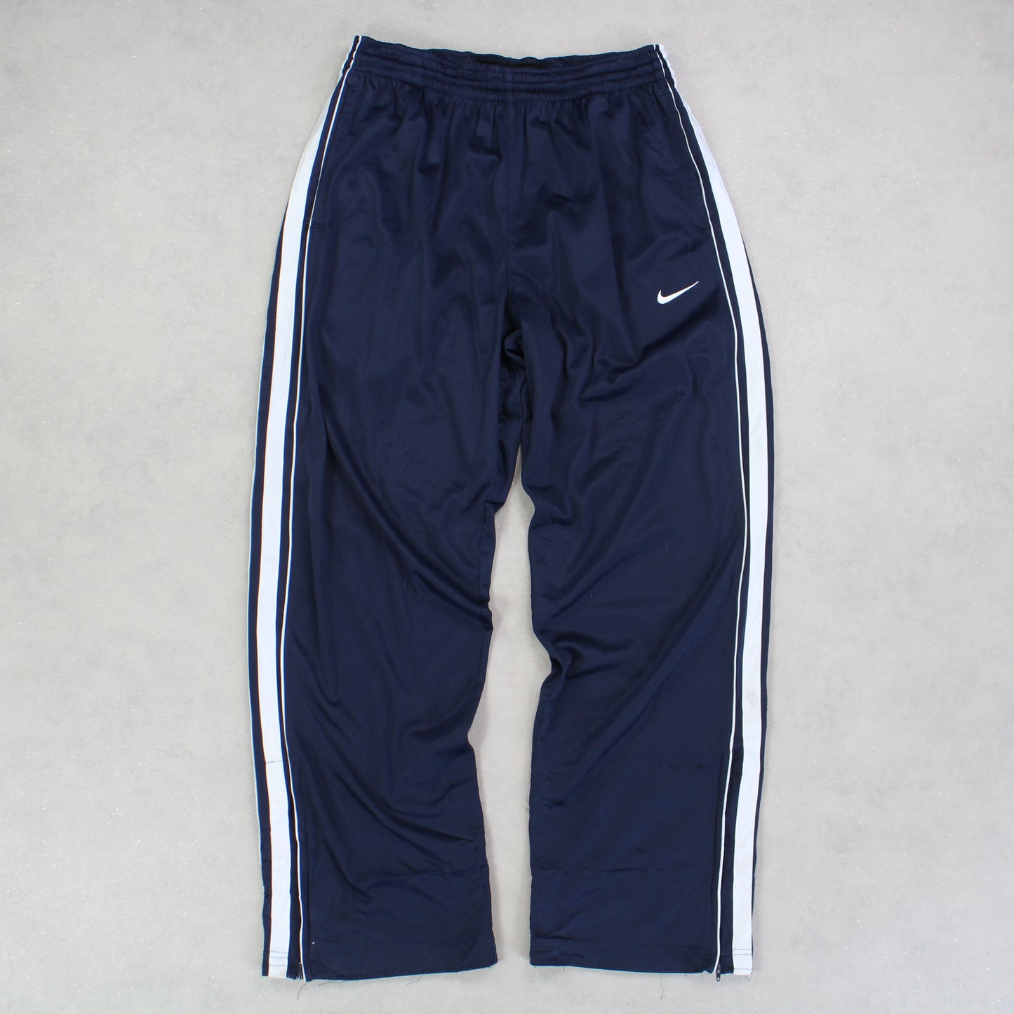 RARE 2000s Baggy Nike Trackpants Navy - (L)