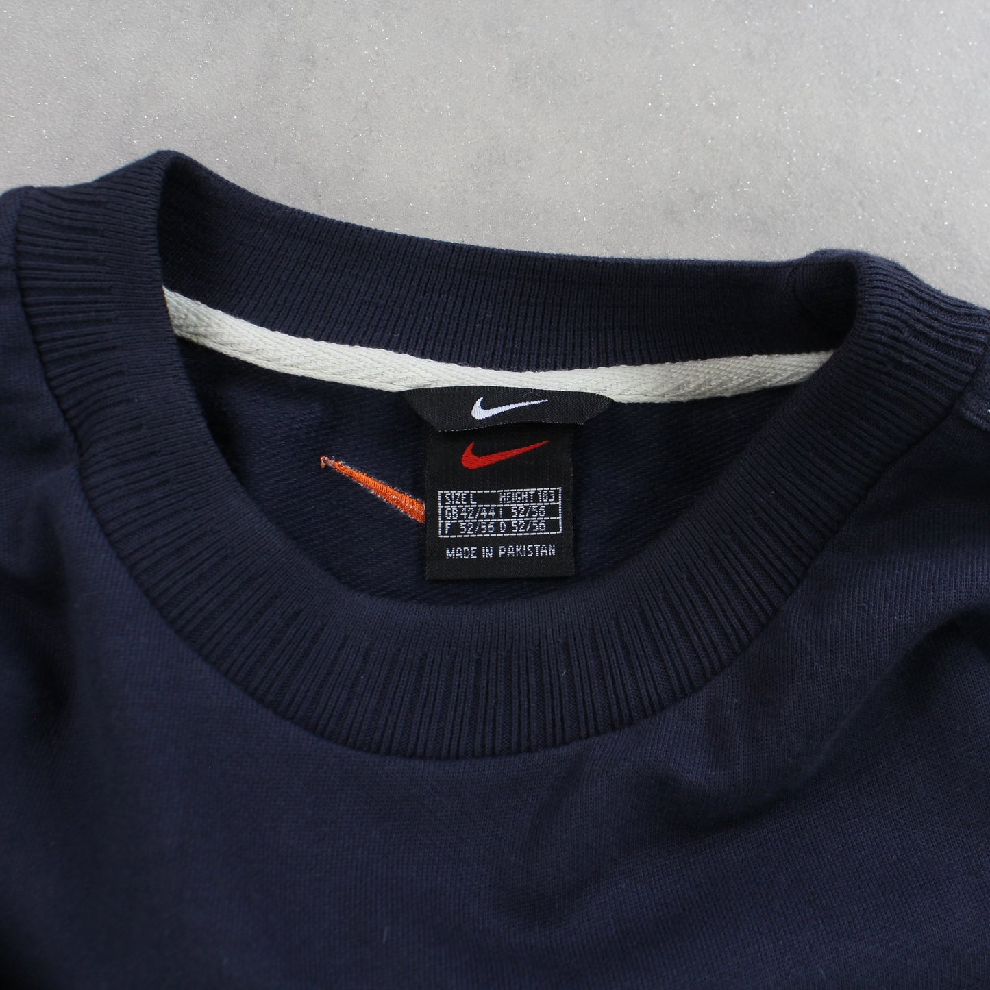 SELTENES Nike-Sweatshirt aus den 1990ern, Marineblau – (L)