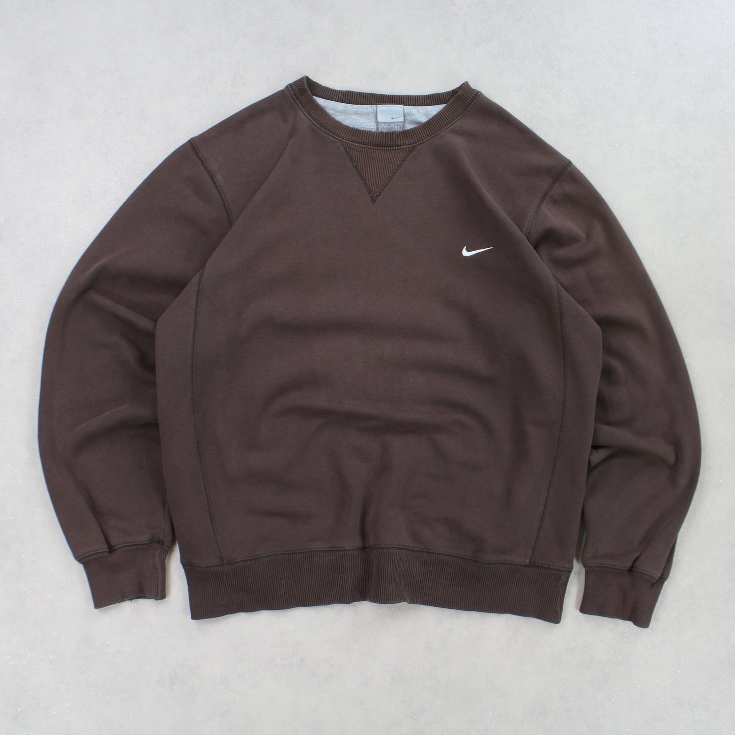 SUPER RARE 2000s Nike Sweatshirt Brown - (M)