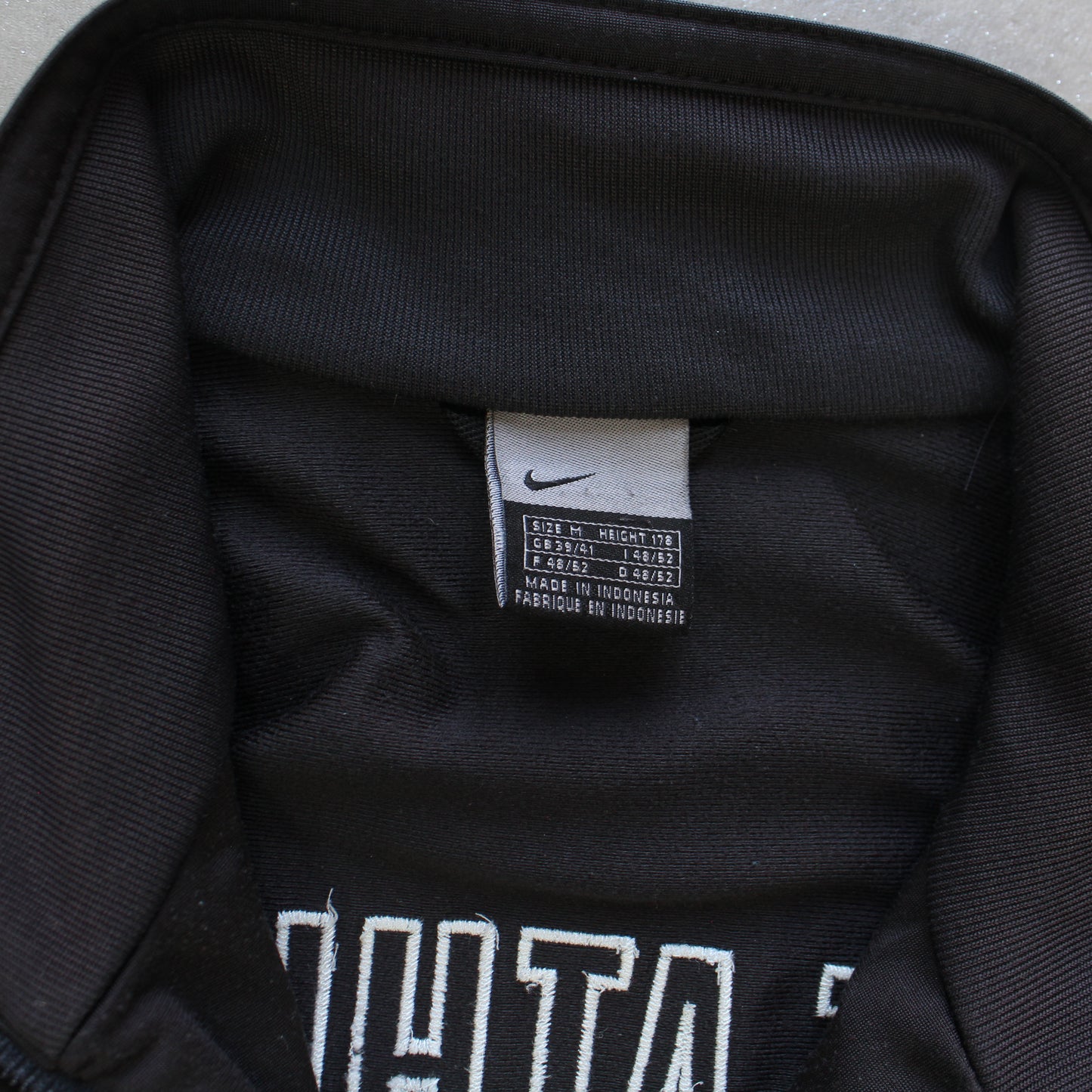 RARE 2000s Nike Athletic Track Jacket Black - (L)
