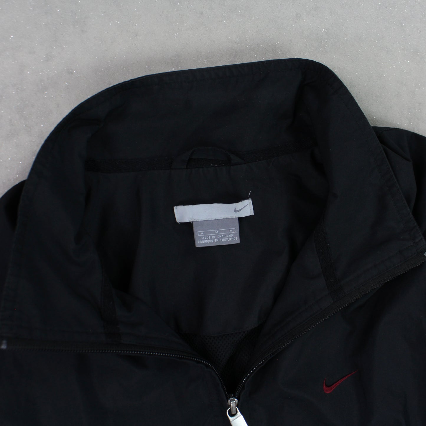 RARE 2000s Nike Track Jacket Black - (M)