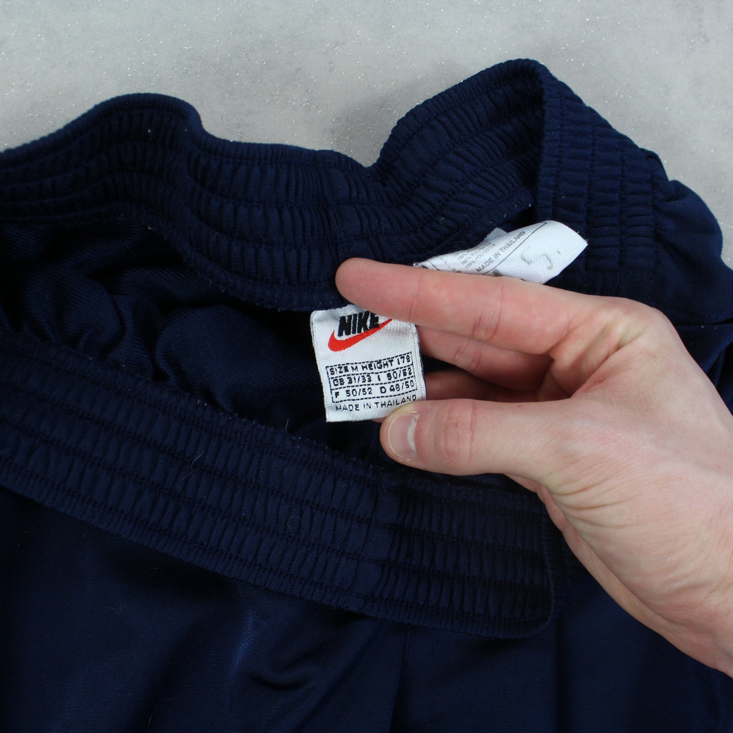 RARE 1990s Nike Trackpants Navy - (S)