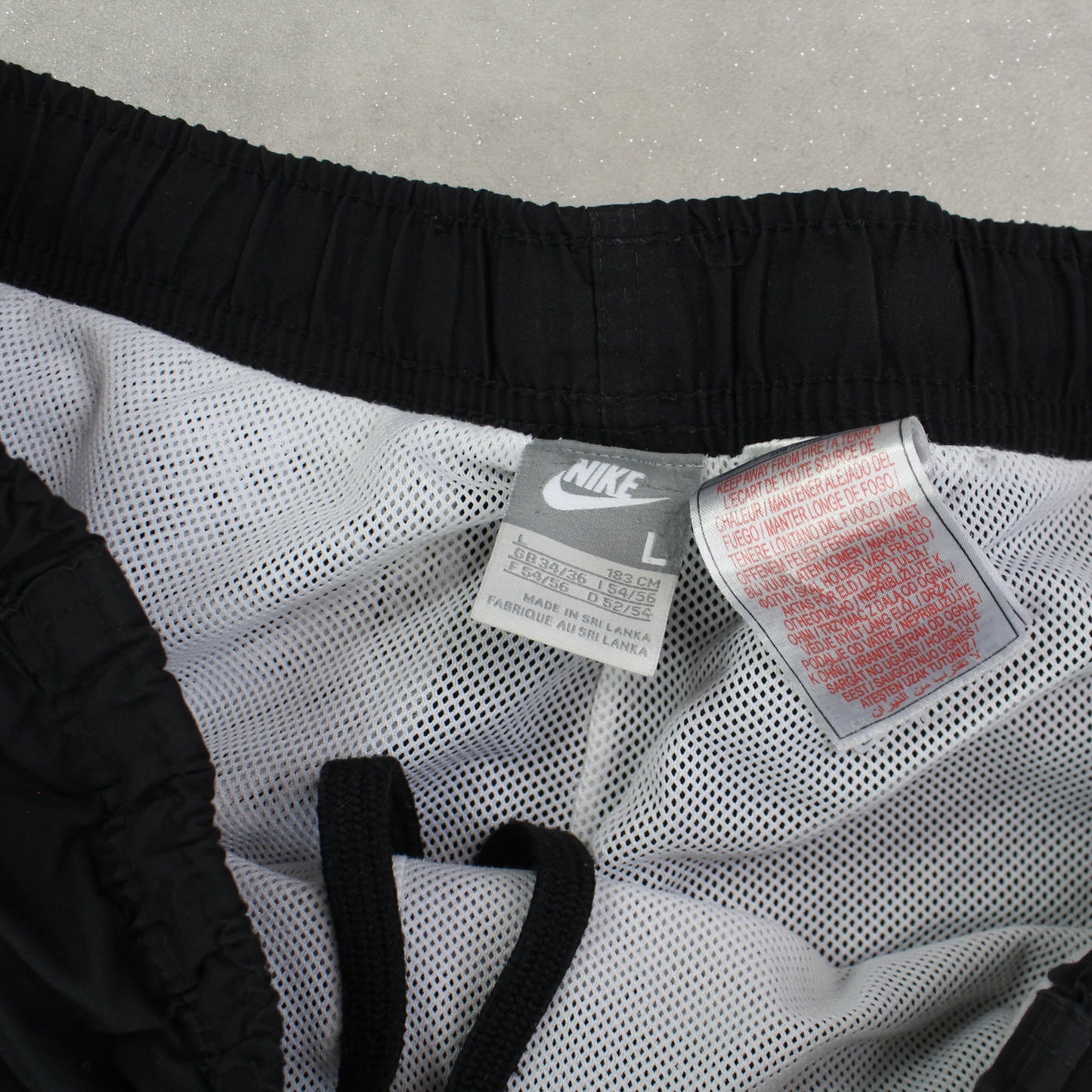 RARE 2000s Nike Trackpants Black - (L)