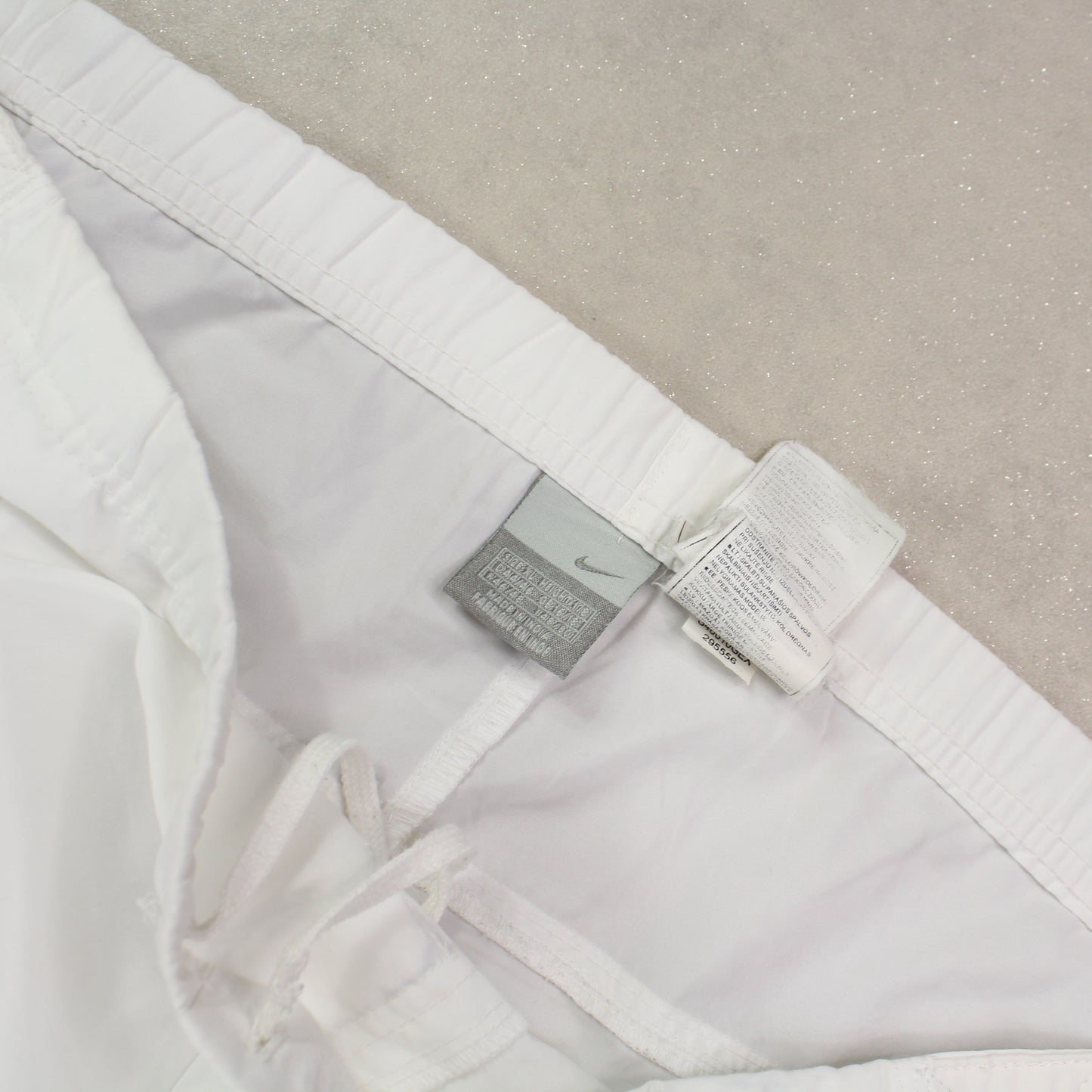 RARE 2000s Nike Baggy Trackpants White - (XL)