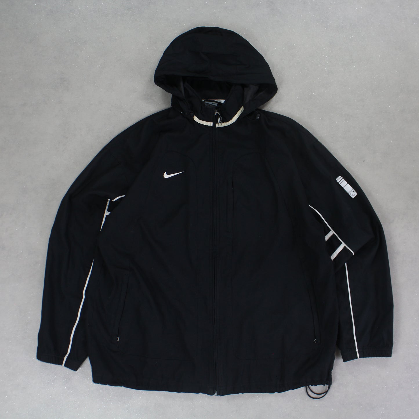 RARE 2000s Nike Track Jacket Black - (L)