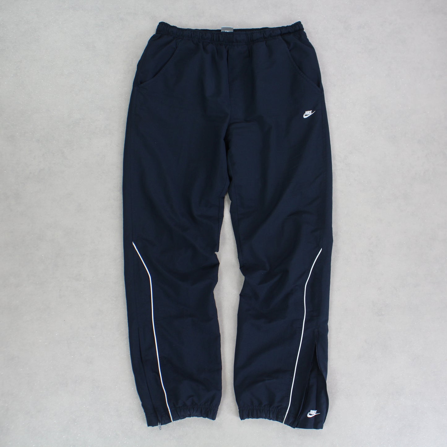 RARE 2000s Nike Trackpants Navy - (M/L)