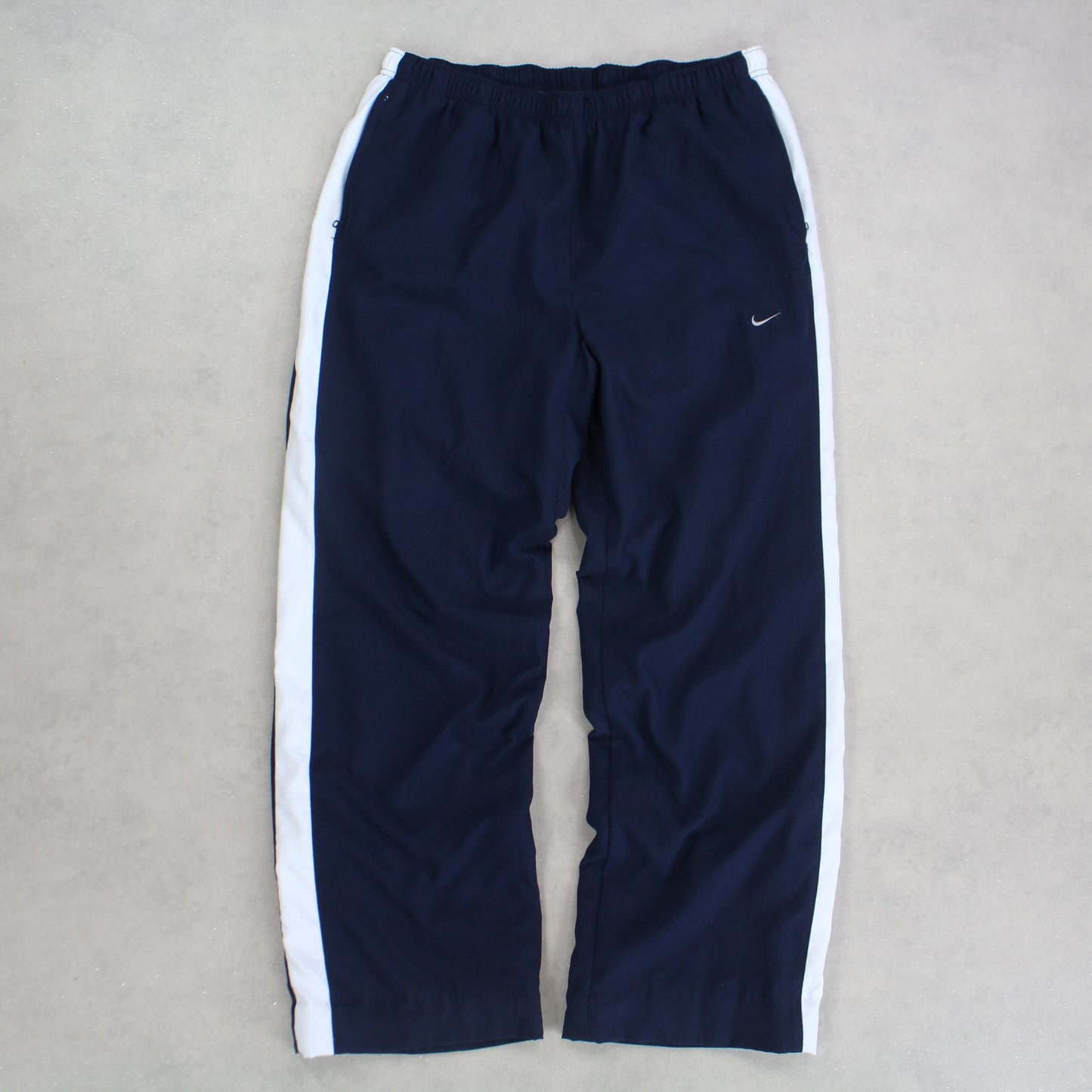 RARE 2000s Baggy Nike Trackpants Navy - (XL)