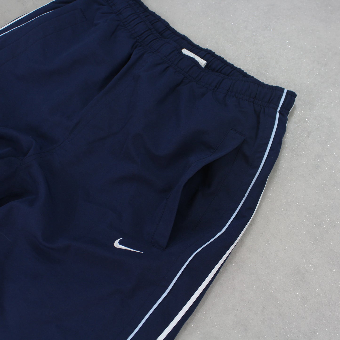 RARE 2000s Nike Trackpants Navy - (L)