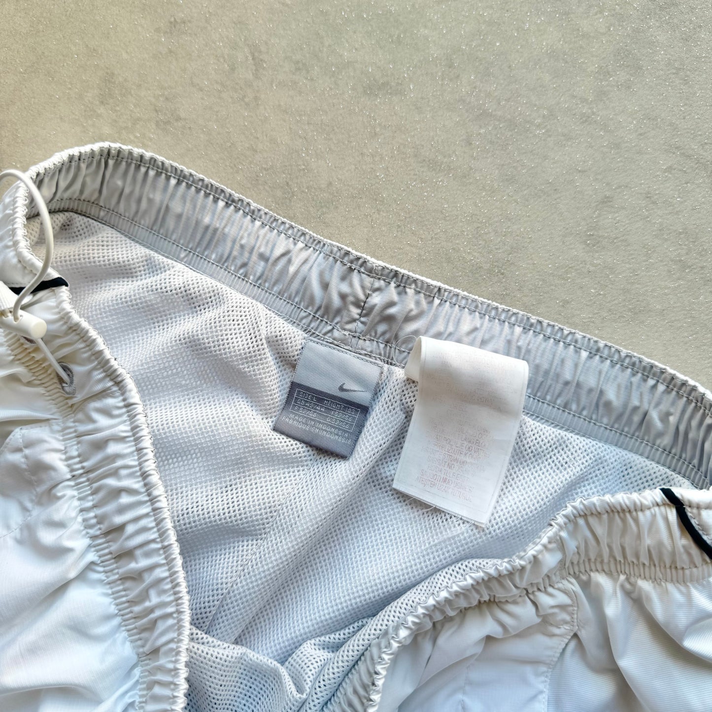 SUPER RARE 2000s Baggy Nike Shox Trackpants White - (L)