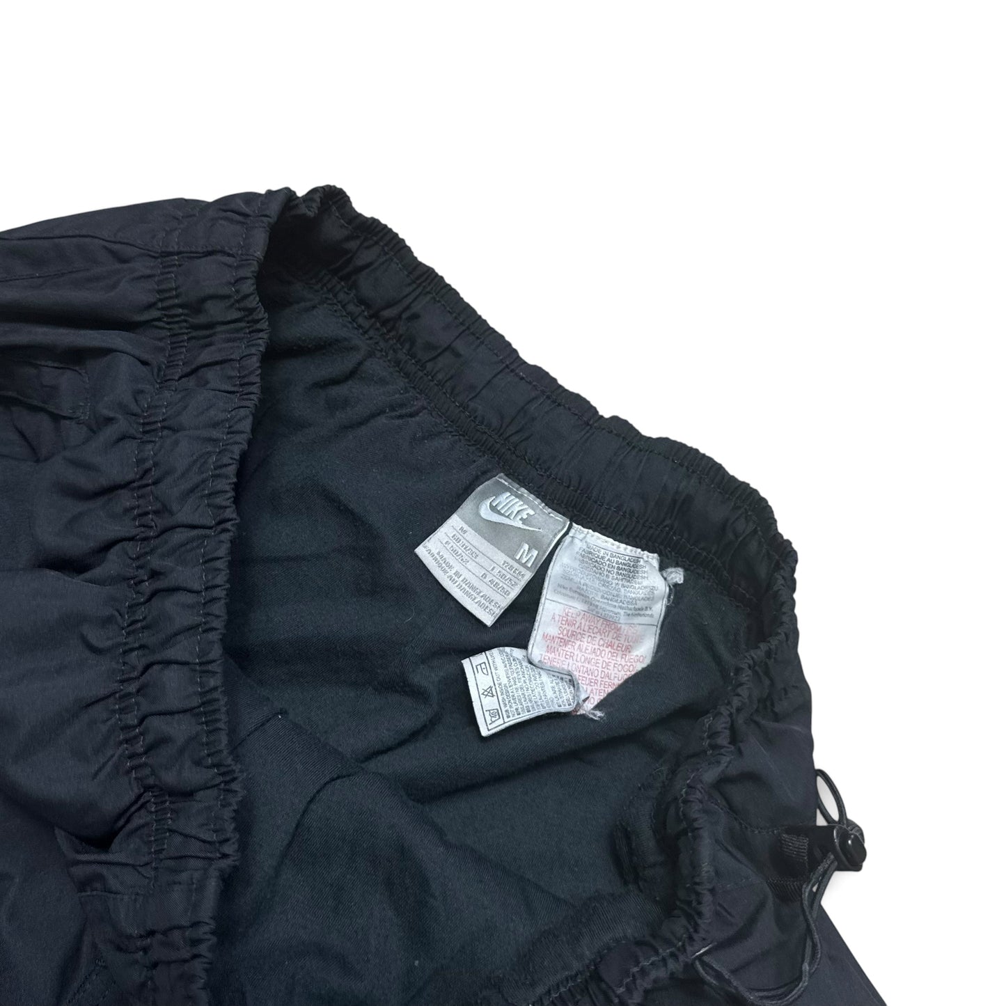 SUPER RARE 2000s Nike Trackpants Black - (M)