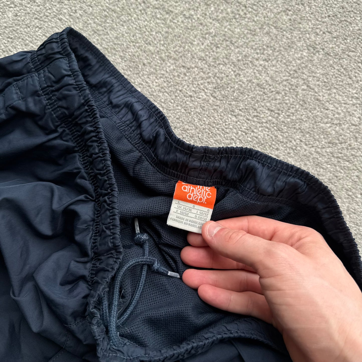 RARE 2000s Nike Trackpants Navy - (L)