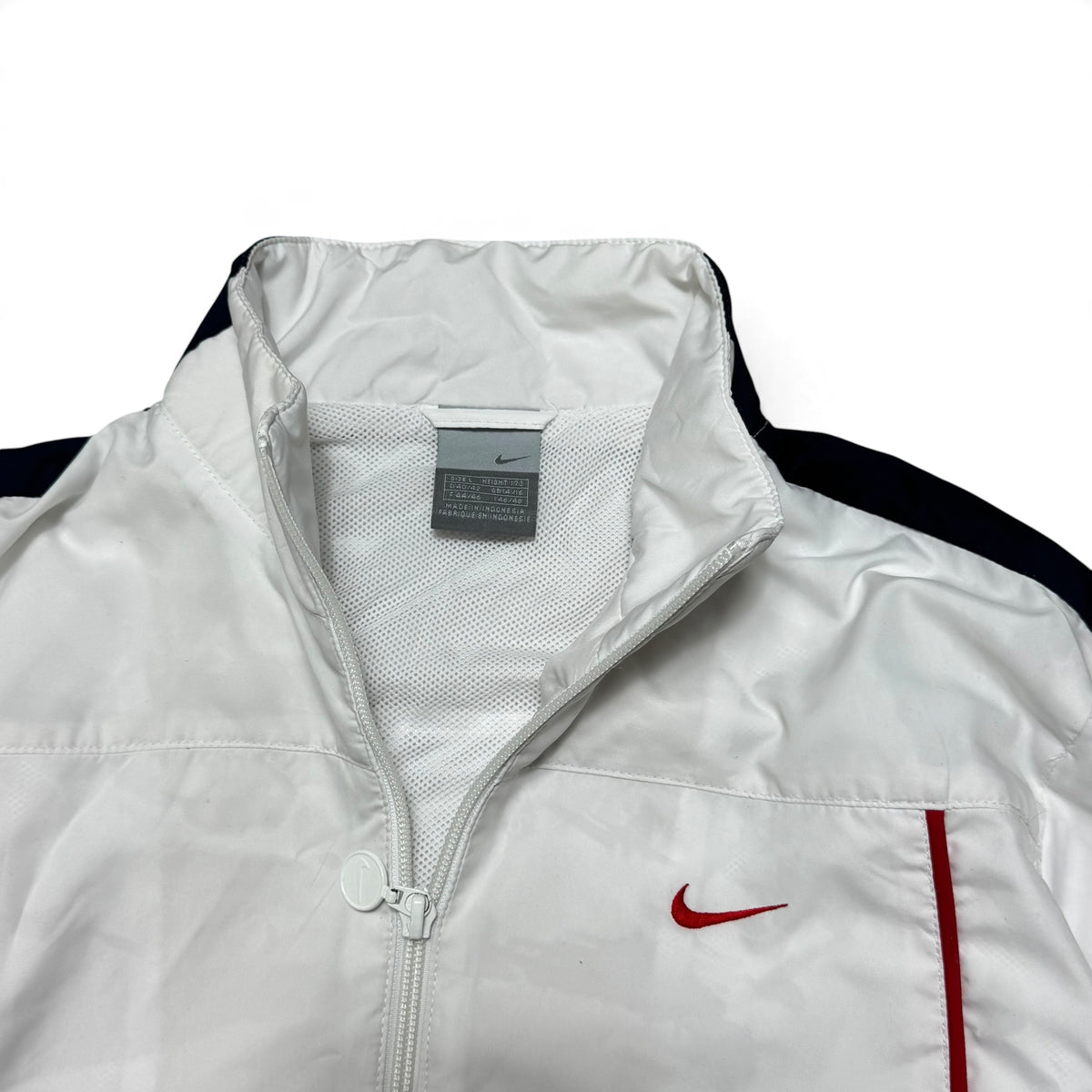 SELTENE Nike Trainingsjacke aus den 2000ern, Weiß – (S)