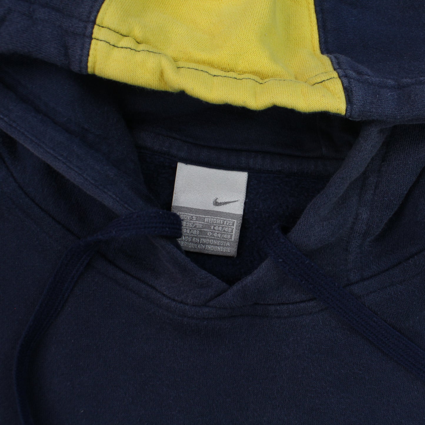 RARE 2000s Nike Spell Out Hoodie Navy - (S)