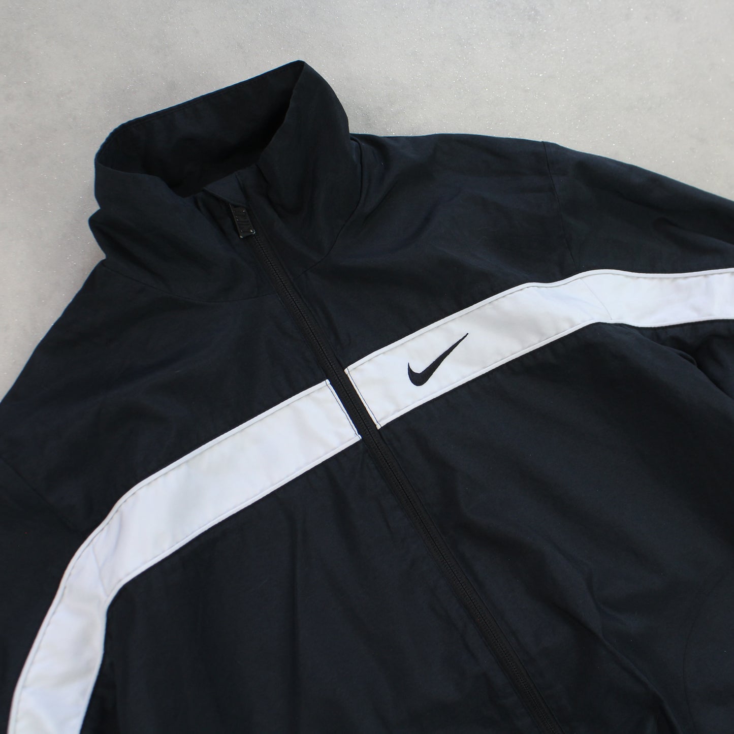 RARE Nike Track Jacket Black - (XS)