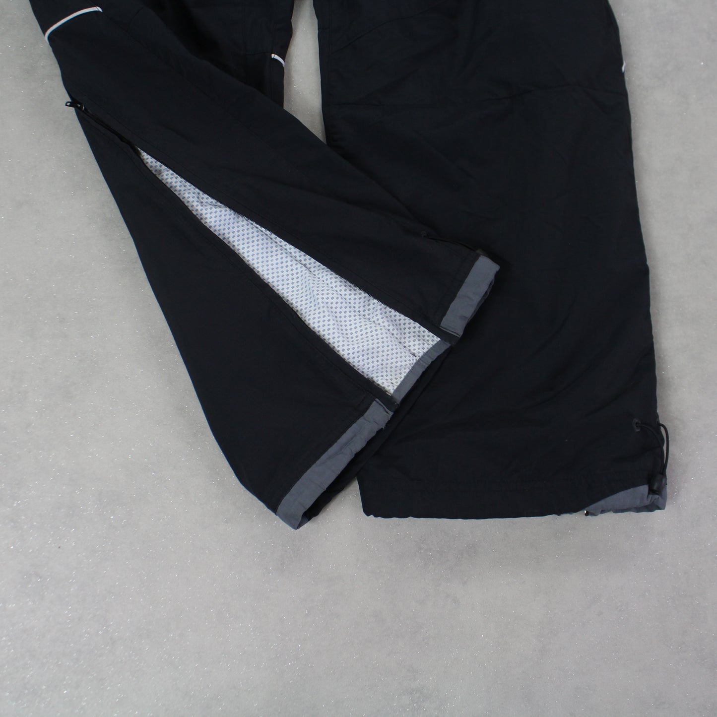 RARE 2000s Baggy Nike Trackpants Black - (M)