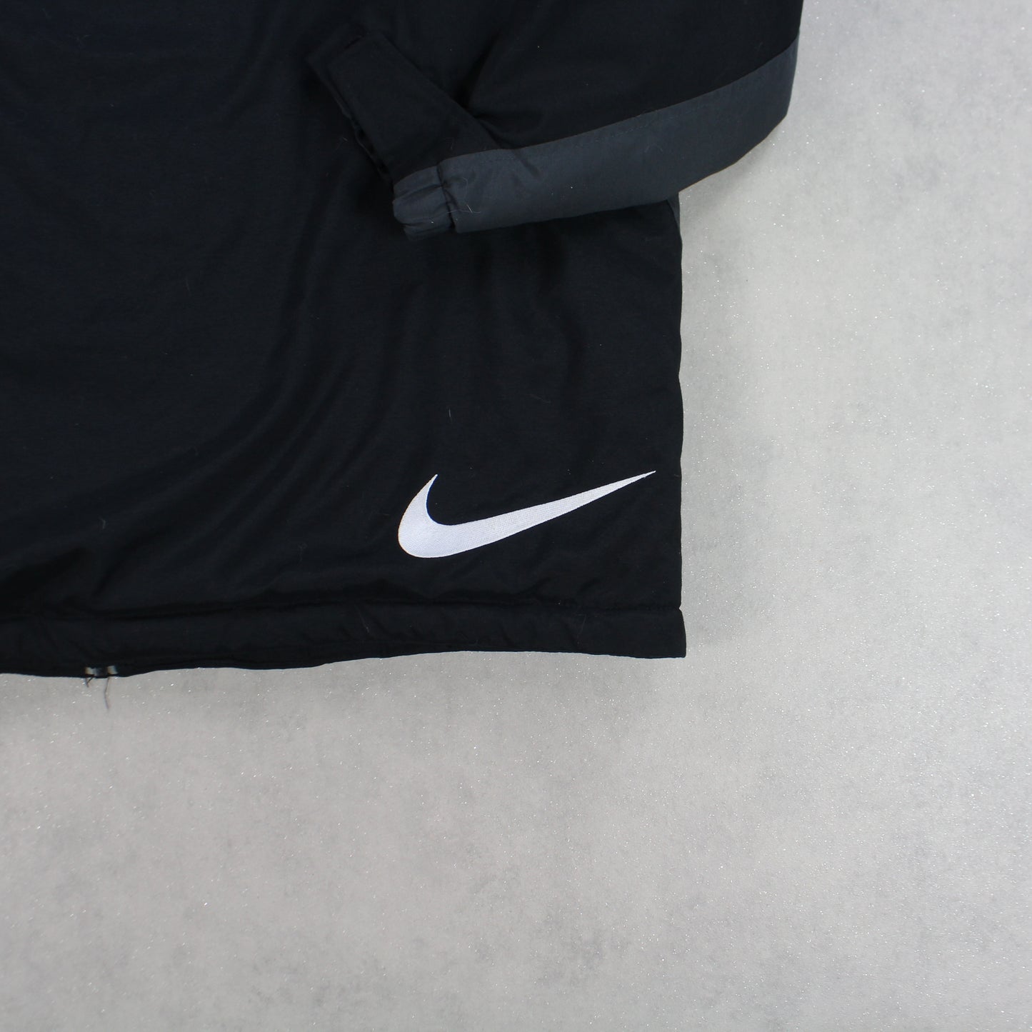 RARE 2000s Nike Padded Jacket Black - (XL)