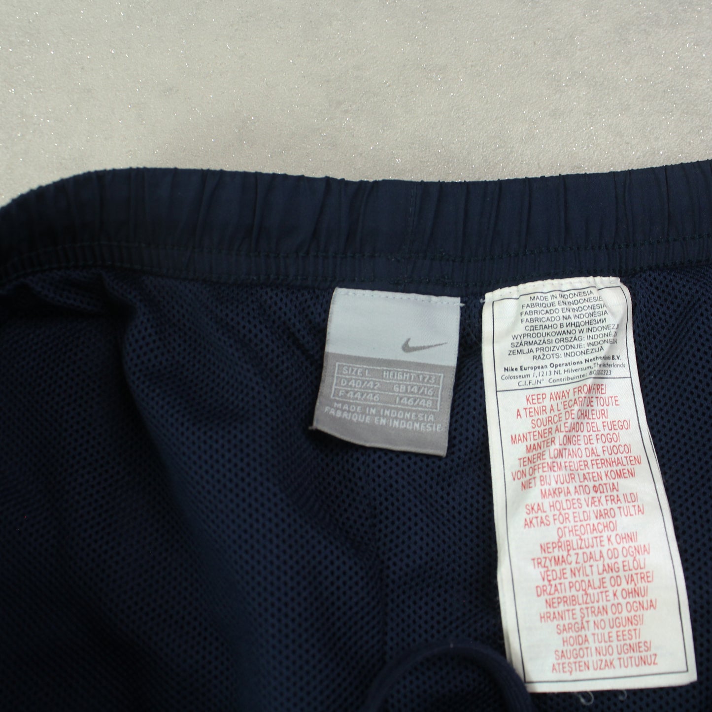 RARE 2000s Nike Trackpants Navy - (S)