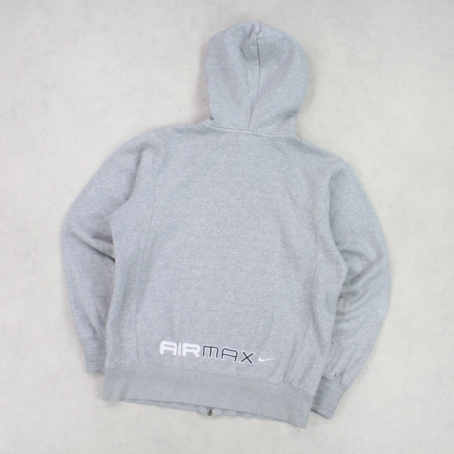 SUPER RARE 00s Nike Air Max Hoodie Grey - (S)
