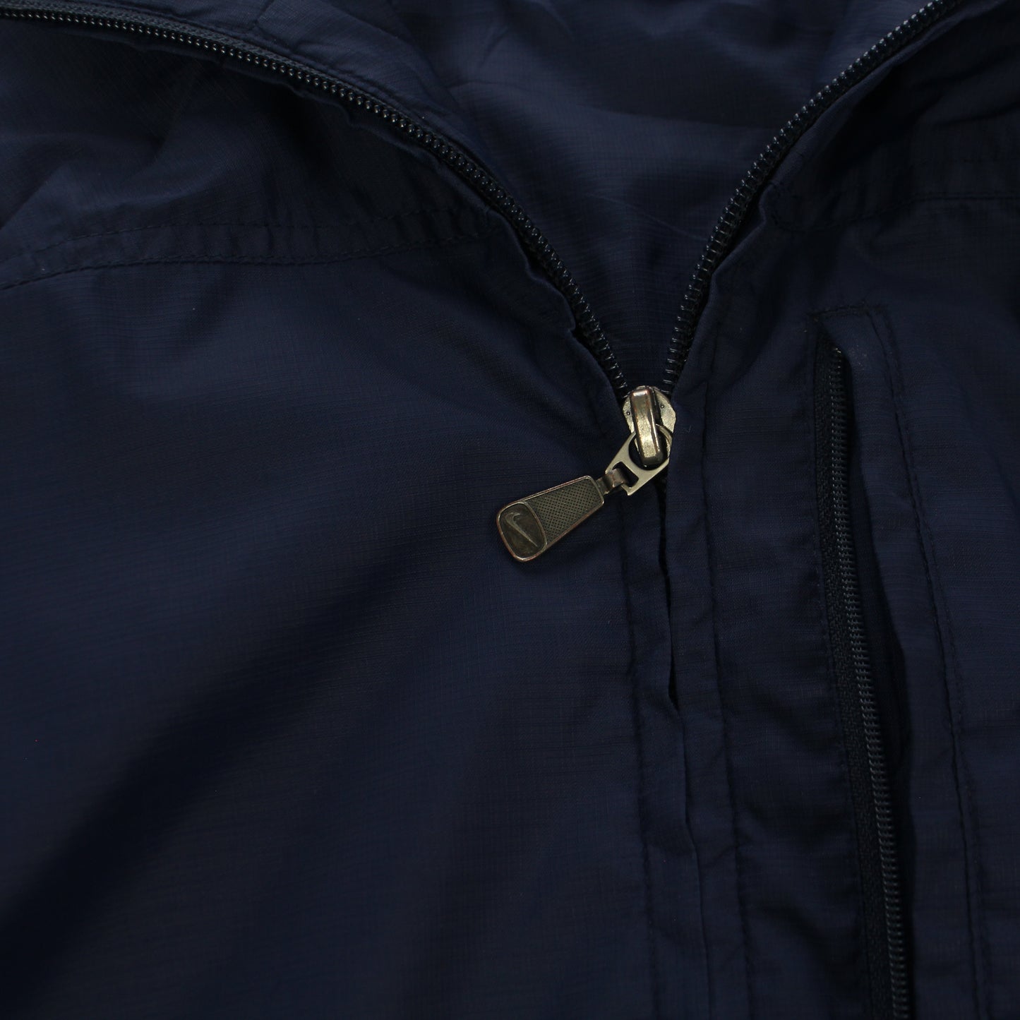 RARE 2000s Nike Track Jacket Navy - (S)