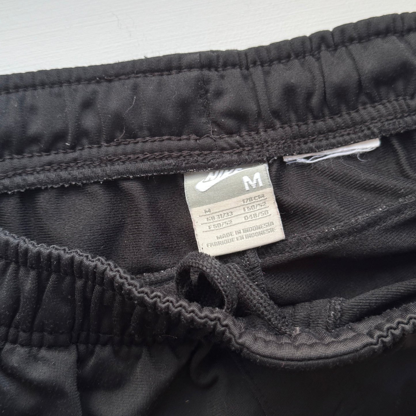 RARE 2000s Baggy Nike Trackpants Black - (M)