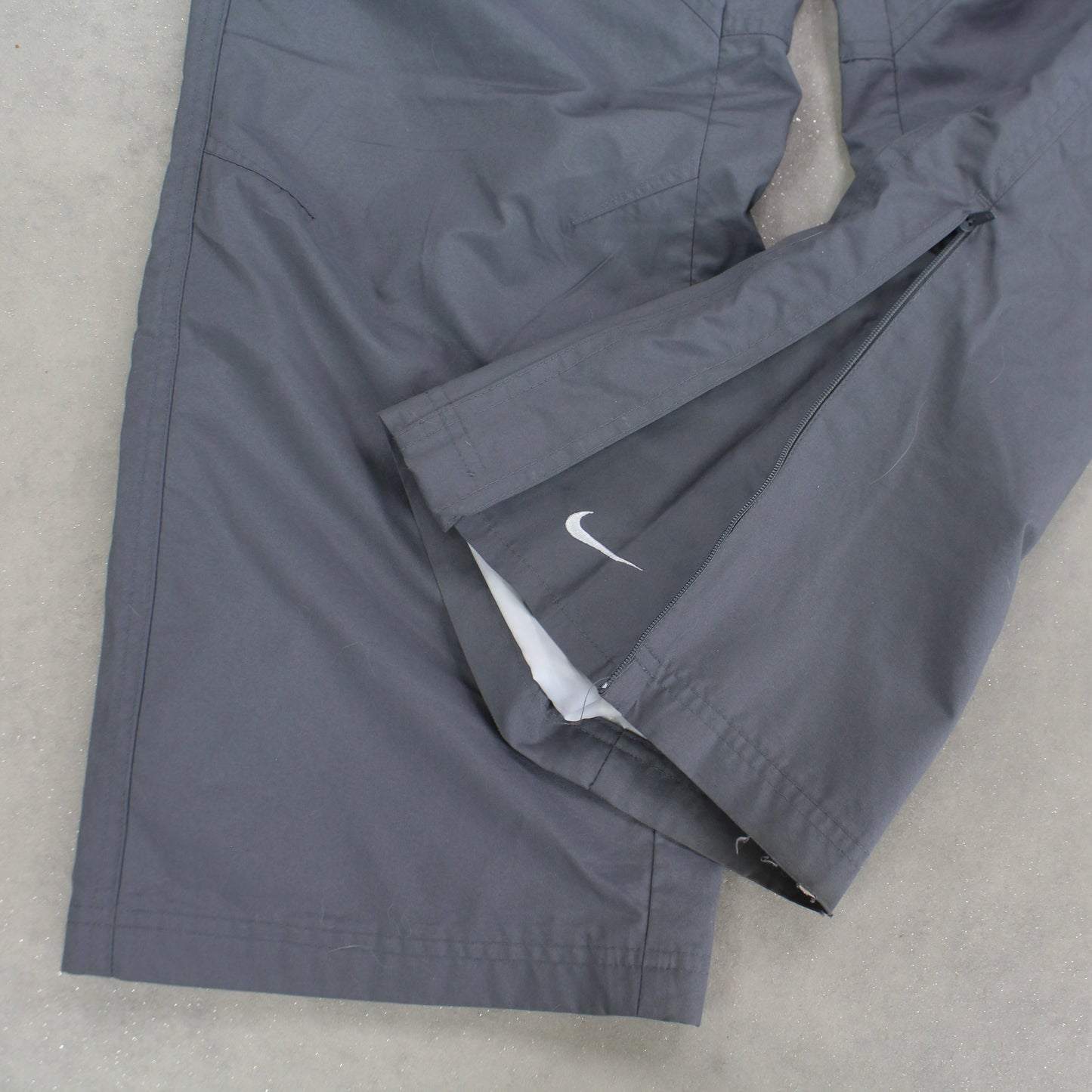 RARE 00s Nike Trackpants Grey - (S)