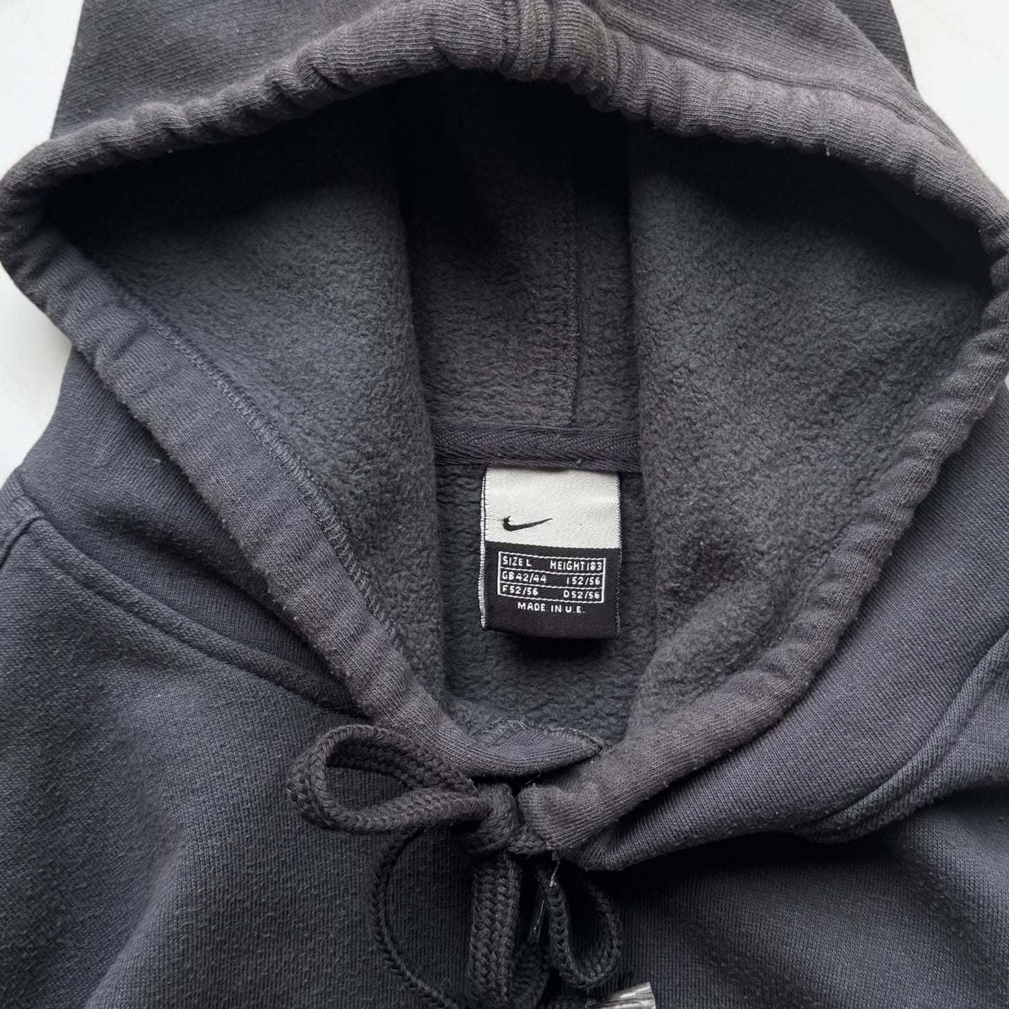 RARE 2000s Nike Hoodie Grey - (L)