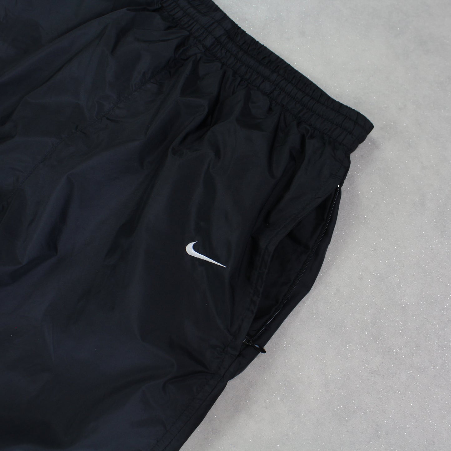 SUPER RARE 00s Nike Trackpants Black - (XS)