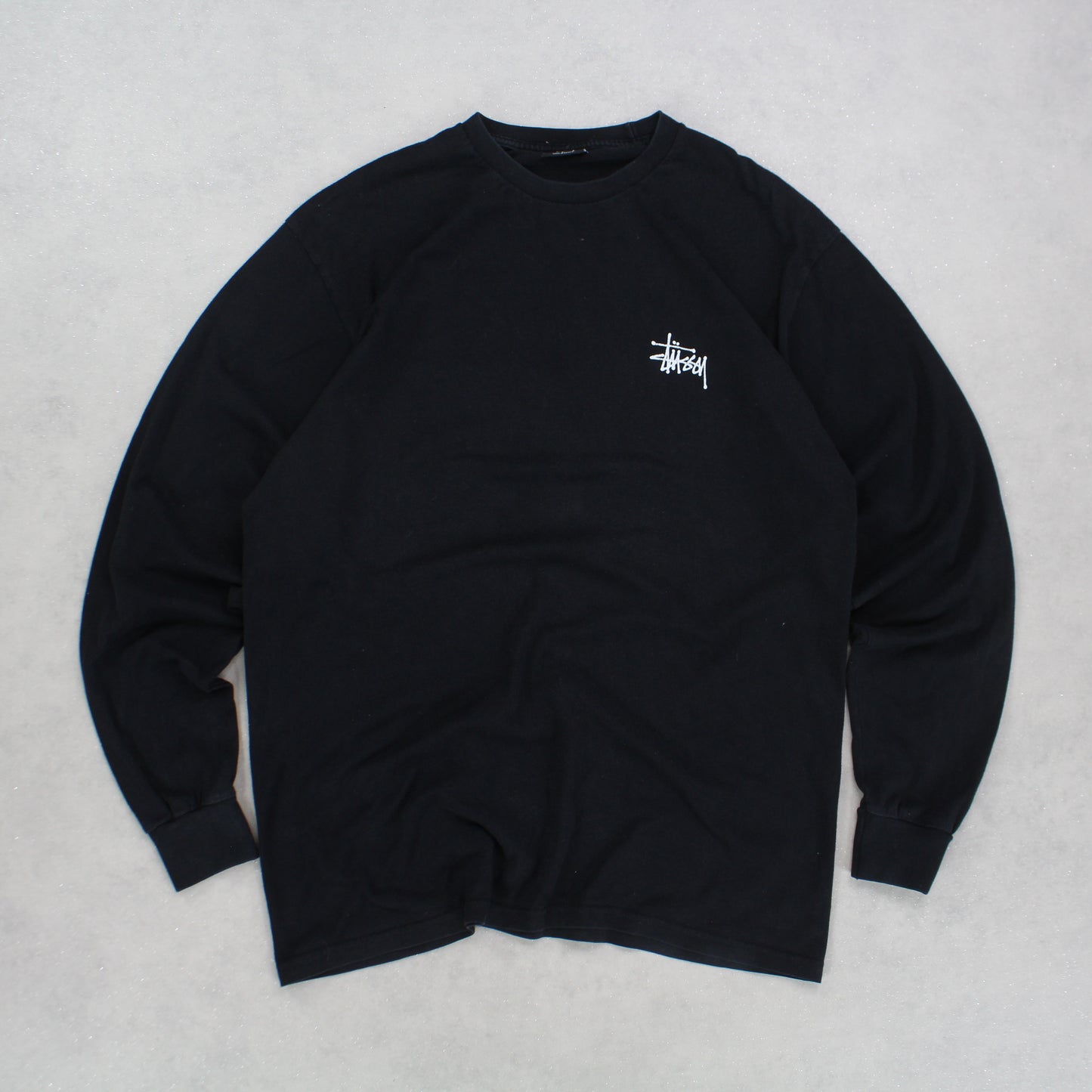 Stüssy Long Sleeve T-Shirt Black - (L)