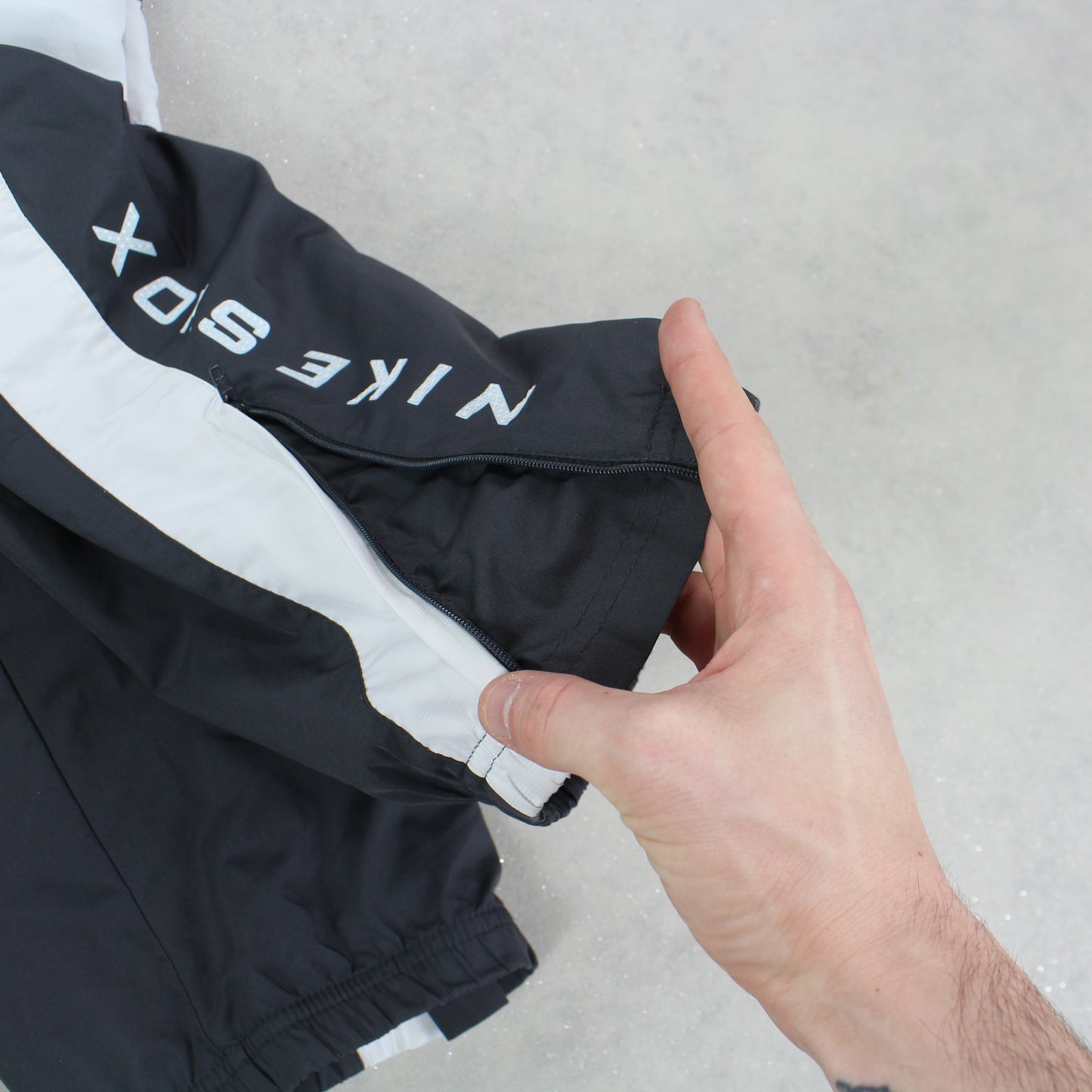 SUPER RARE 2000s Nike Shox Trackpants Grey - (S)