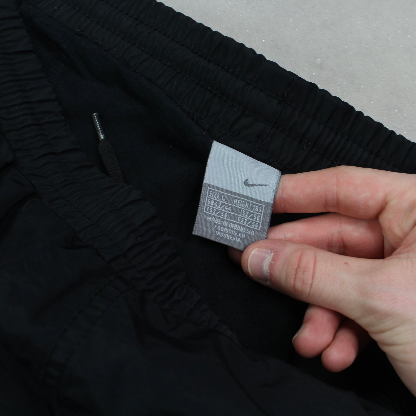 RARE 2000s Nike Trackpants Black - (XL)