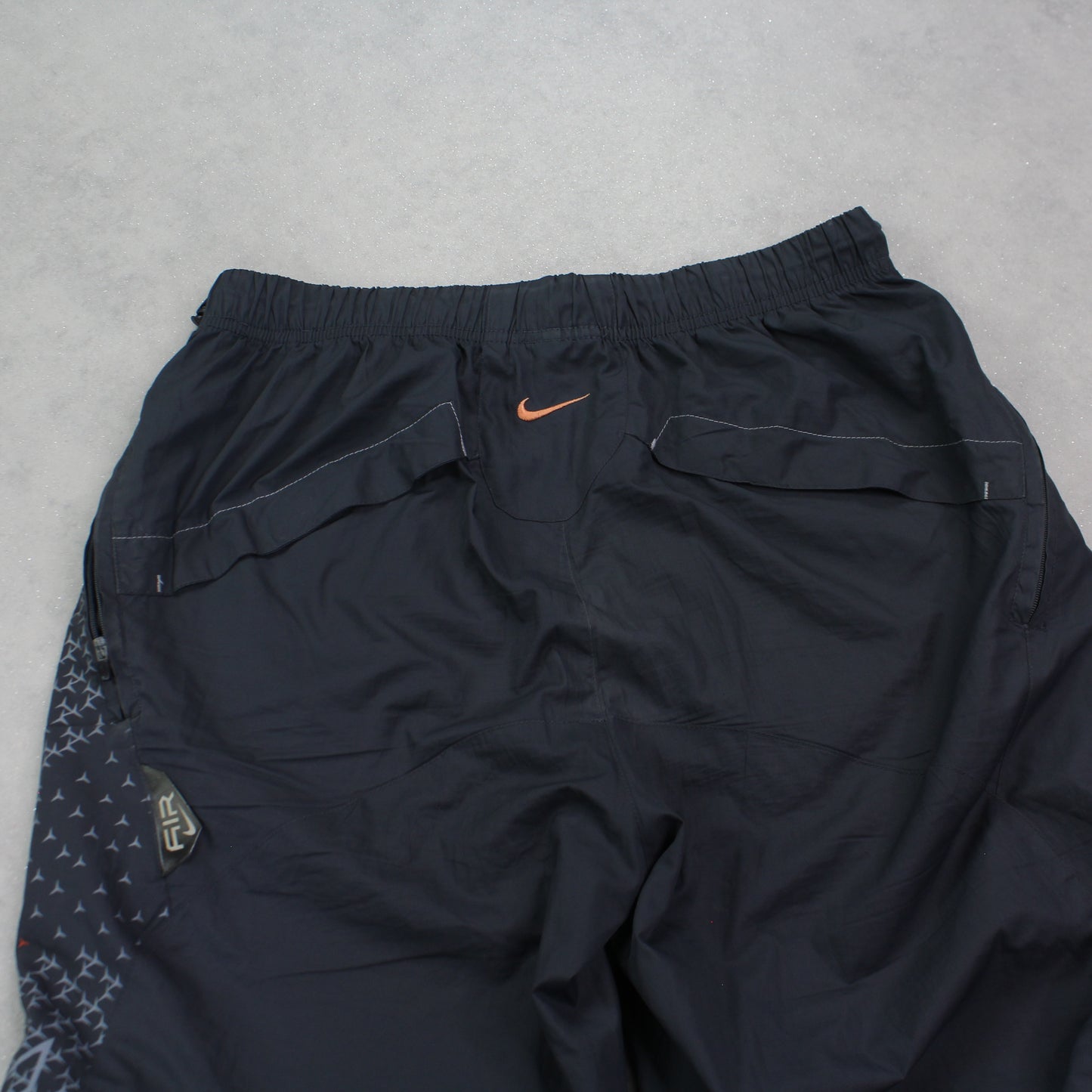 RARE 2000s Baggy Nike Air Trackpants Grey - (S)