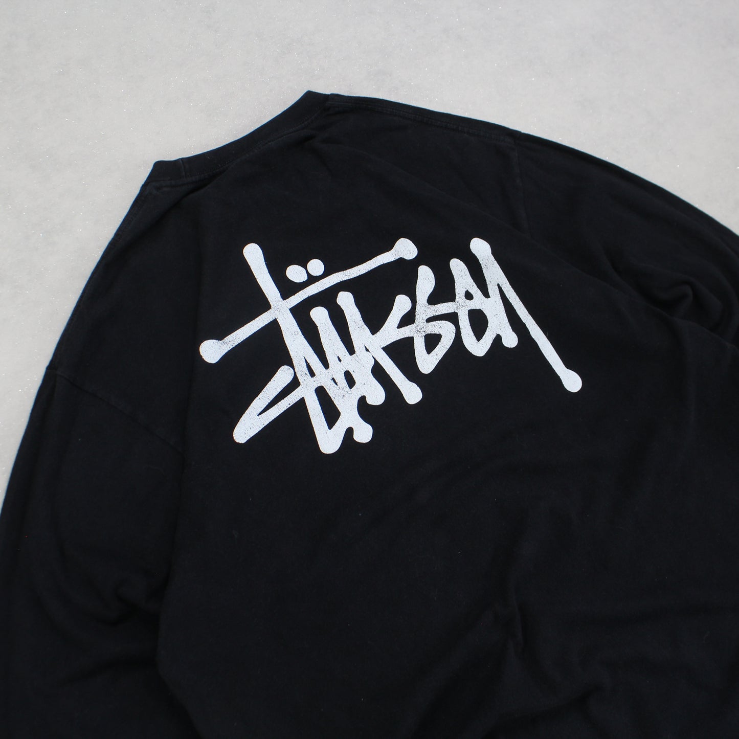 Stüssy Long Sleeve T-Shirt Black - (L)
