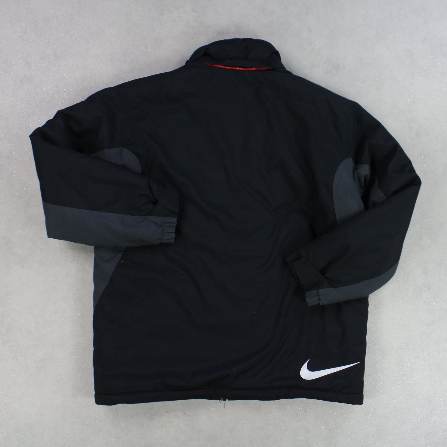 RARE 2000s Nike Padded Jacket Black - (XL)