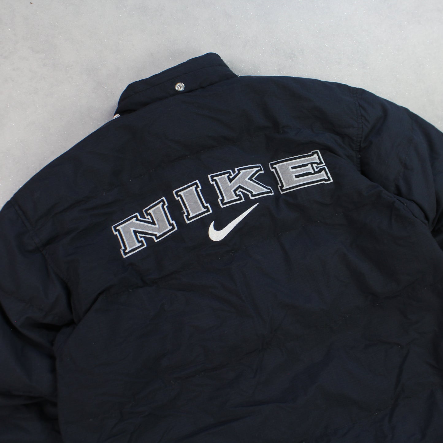 SUPER RARE 1990s Nike Puffer Jacket Black - (S)