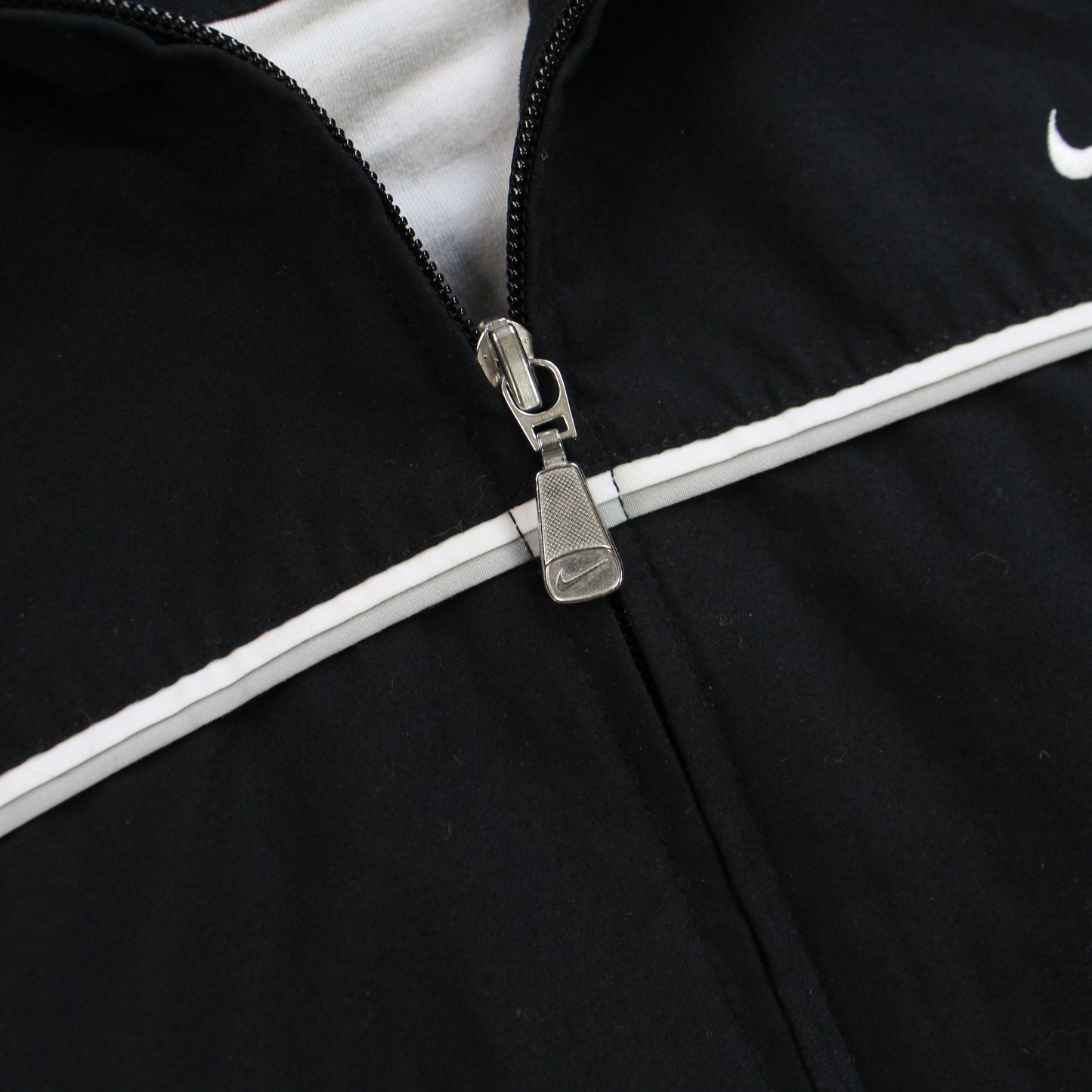 RARE 2000s Nike Track Jacket Black - (L)