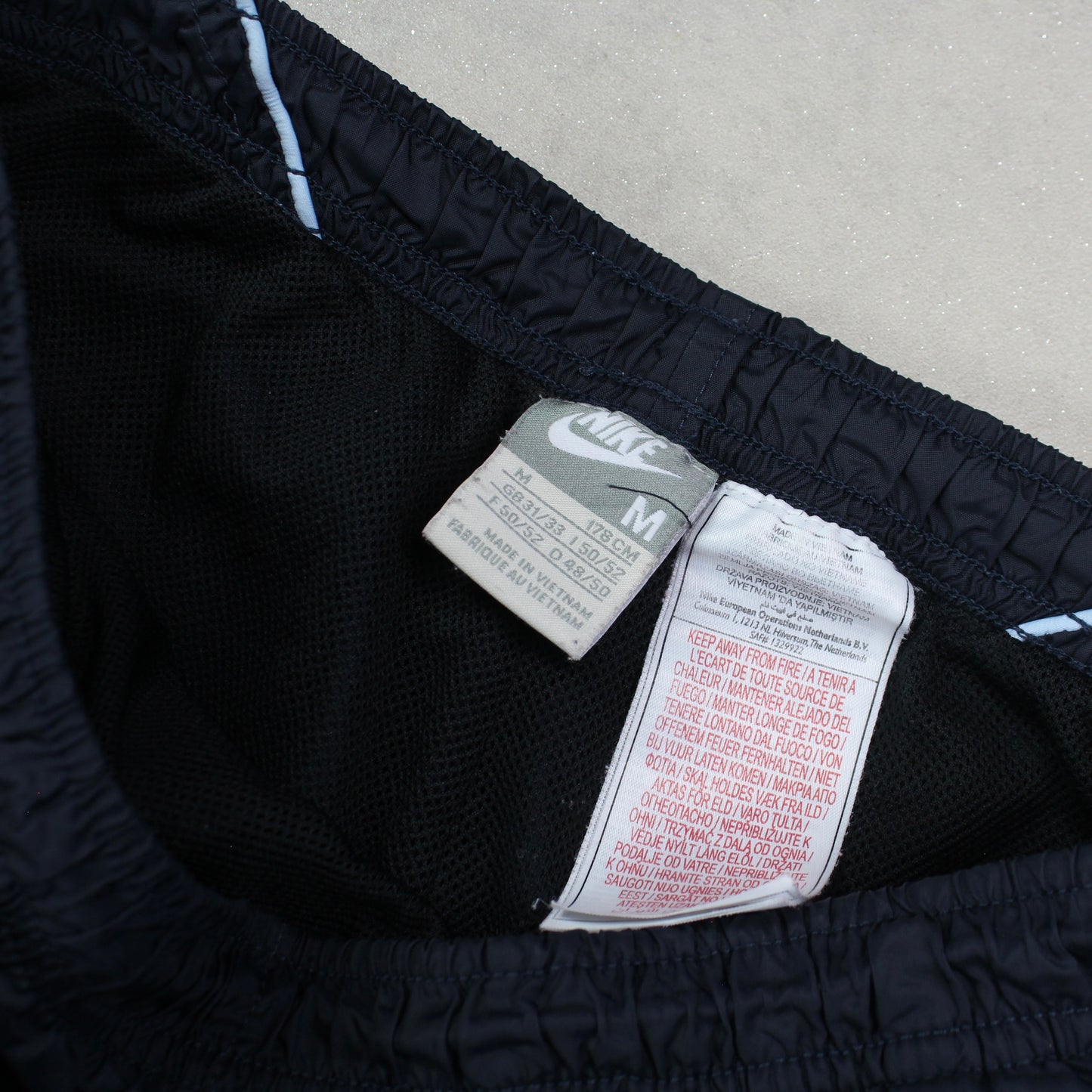 SUPER RARE 2000s Nike Trackpants Navy - (S)
