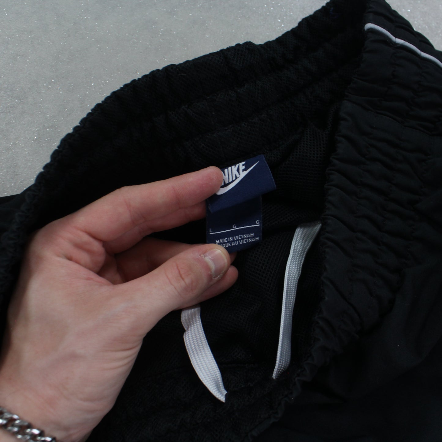 RARE 2000s Nike Trackpants Black - (L)