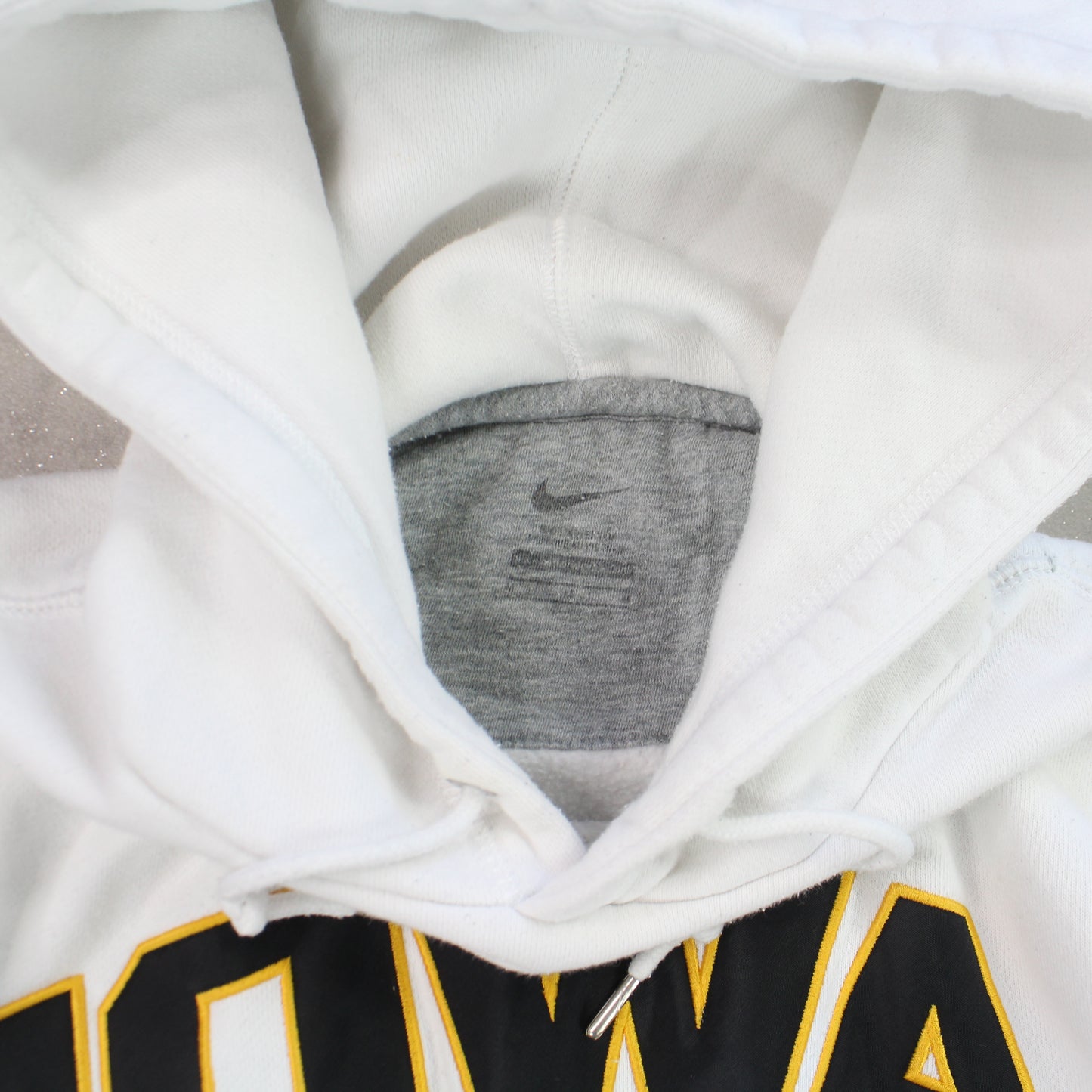 RARE 2000s Nike ‘Iowa’ Hoodie White - (M)
