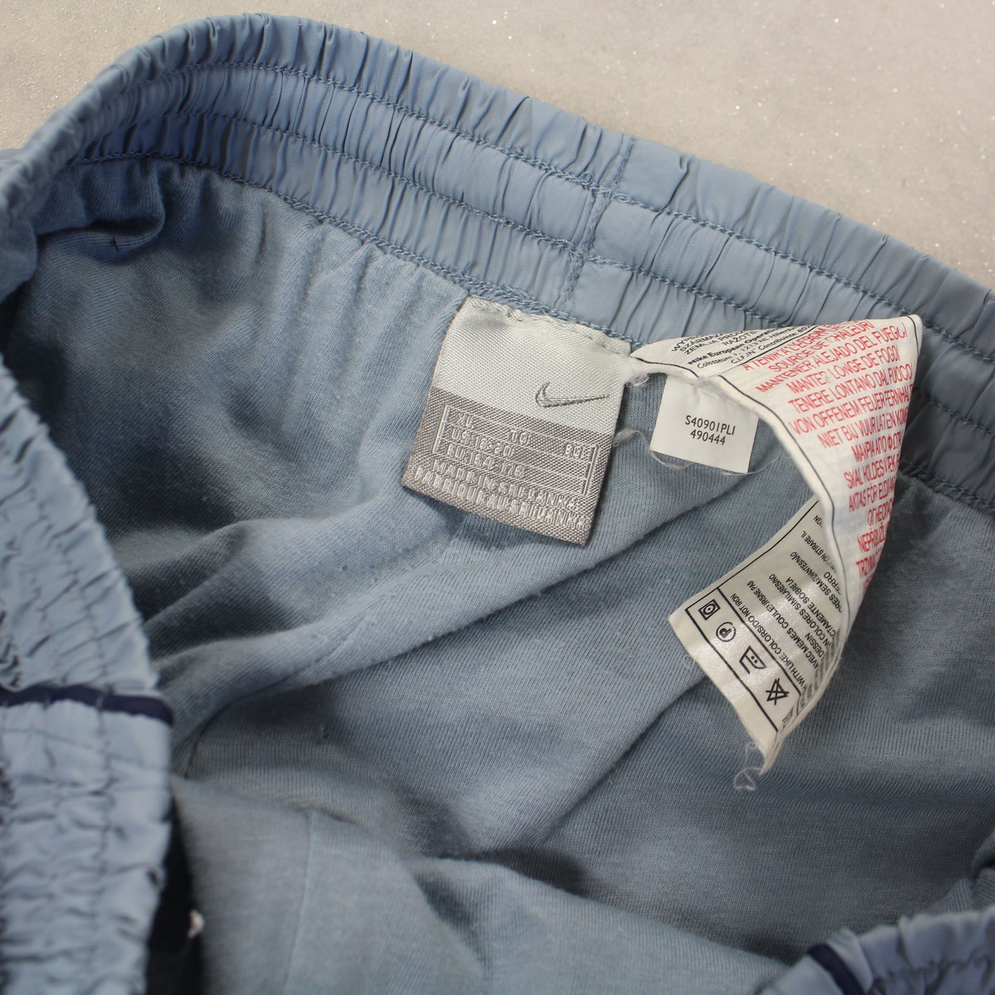 SUPER RARE 2000s Nike Trackpants Blue - (S)