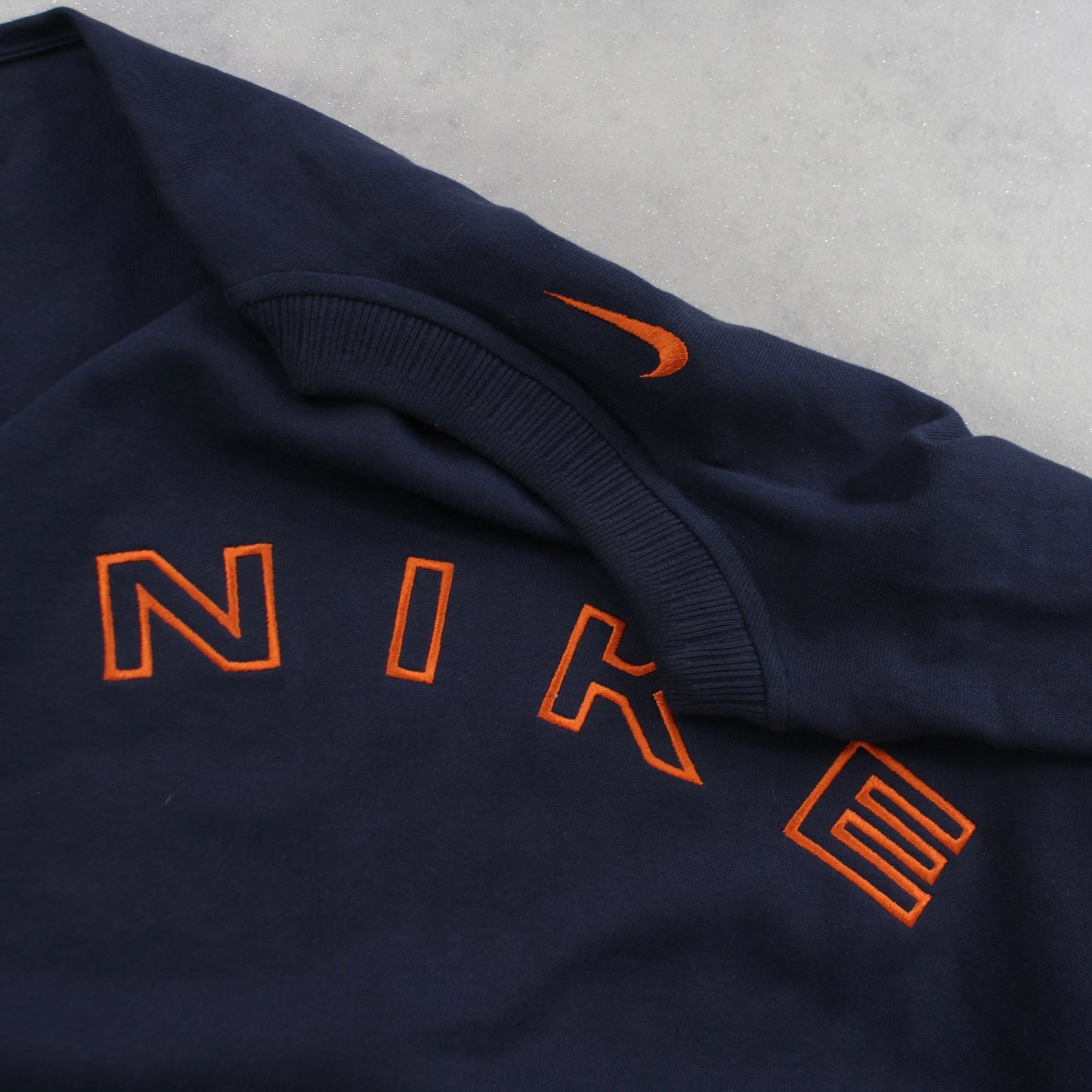 SELTENES Nike-Sweatshirt aus den 1990ern, Marineblau – (L)