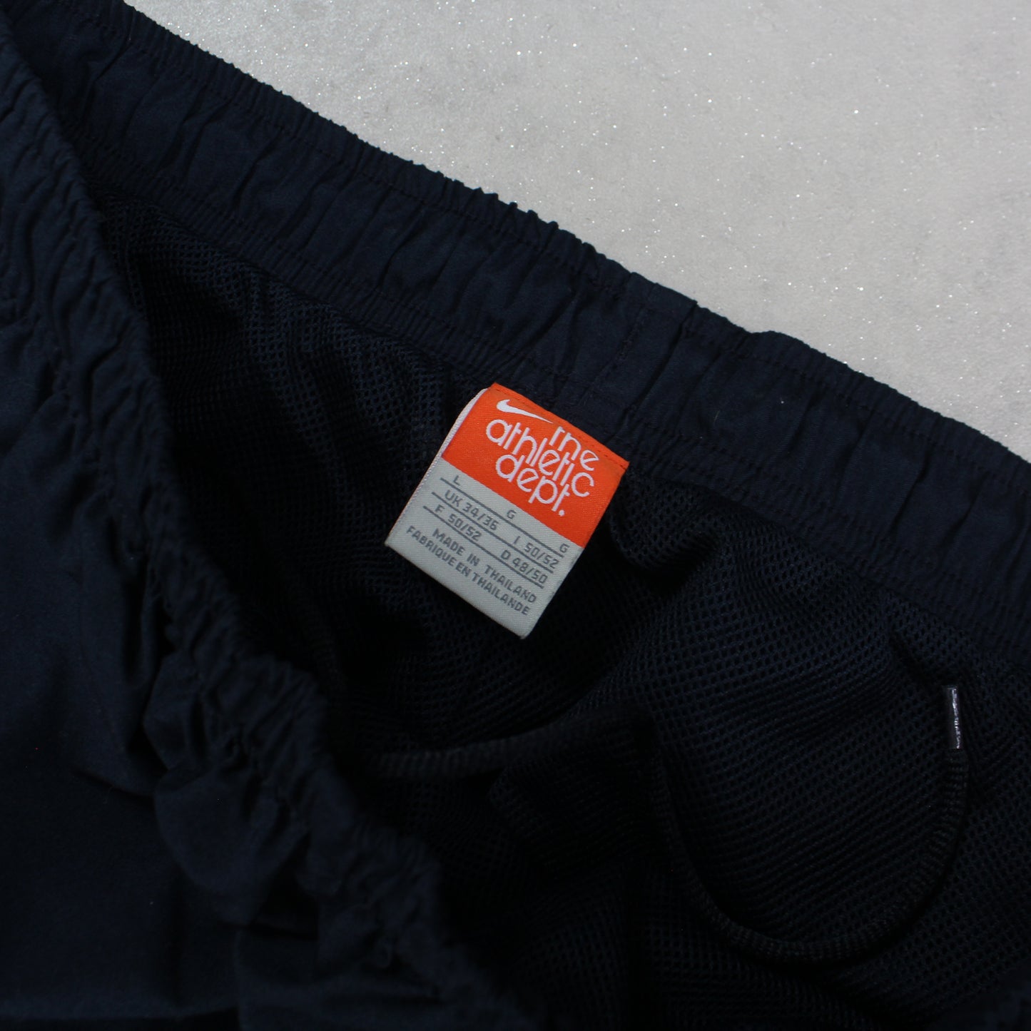 RARE 2000s Baggy Nike Trackpants Navy - (L)