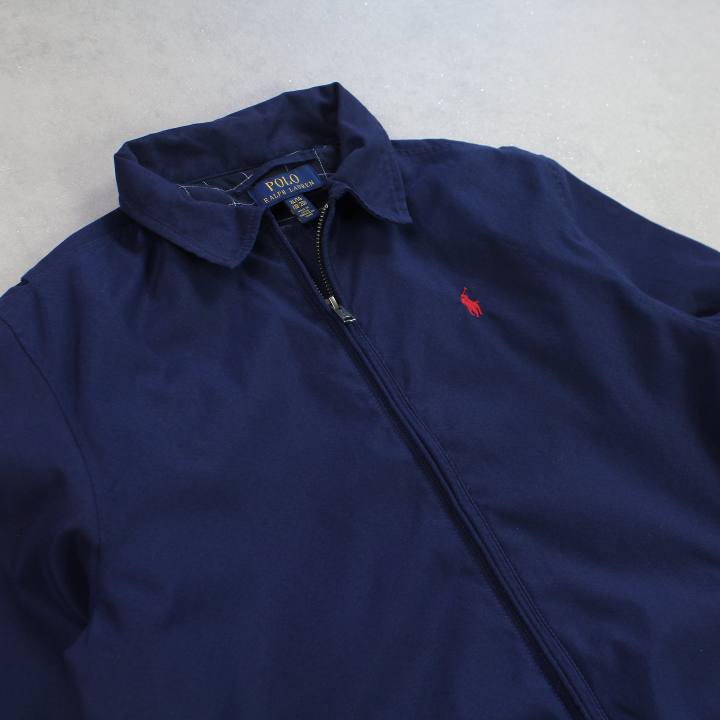 RARE 90s Ralph Lauren Harrington Jacket Navy - (XS)