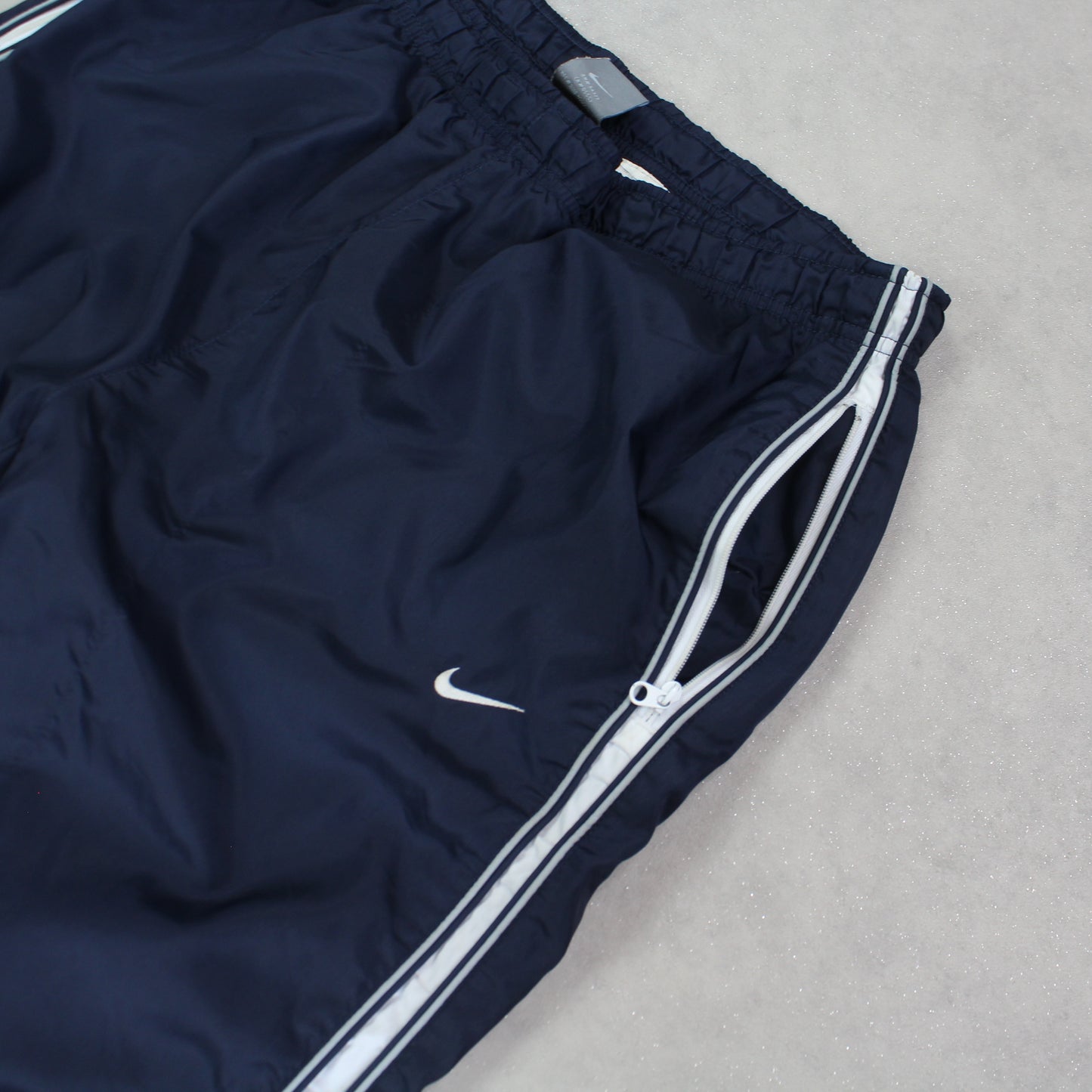 SUPER RARE 00s Nike Trackpants Navy - (S)